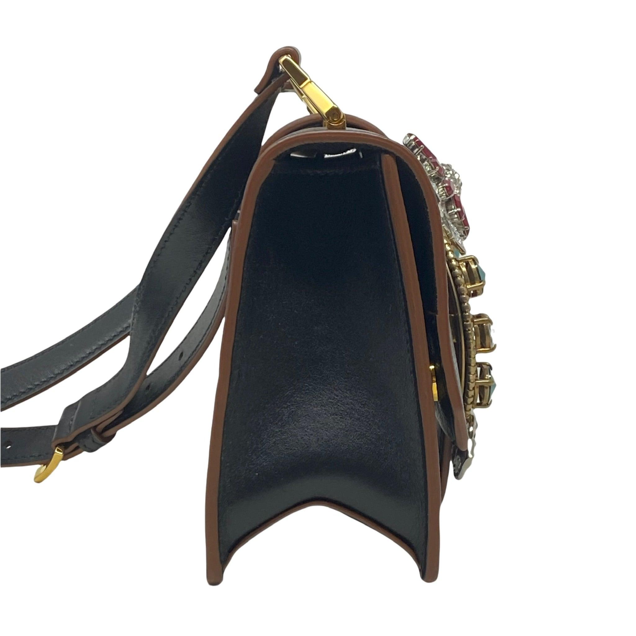 Miu Miu Black Madras Crystals Bag
