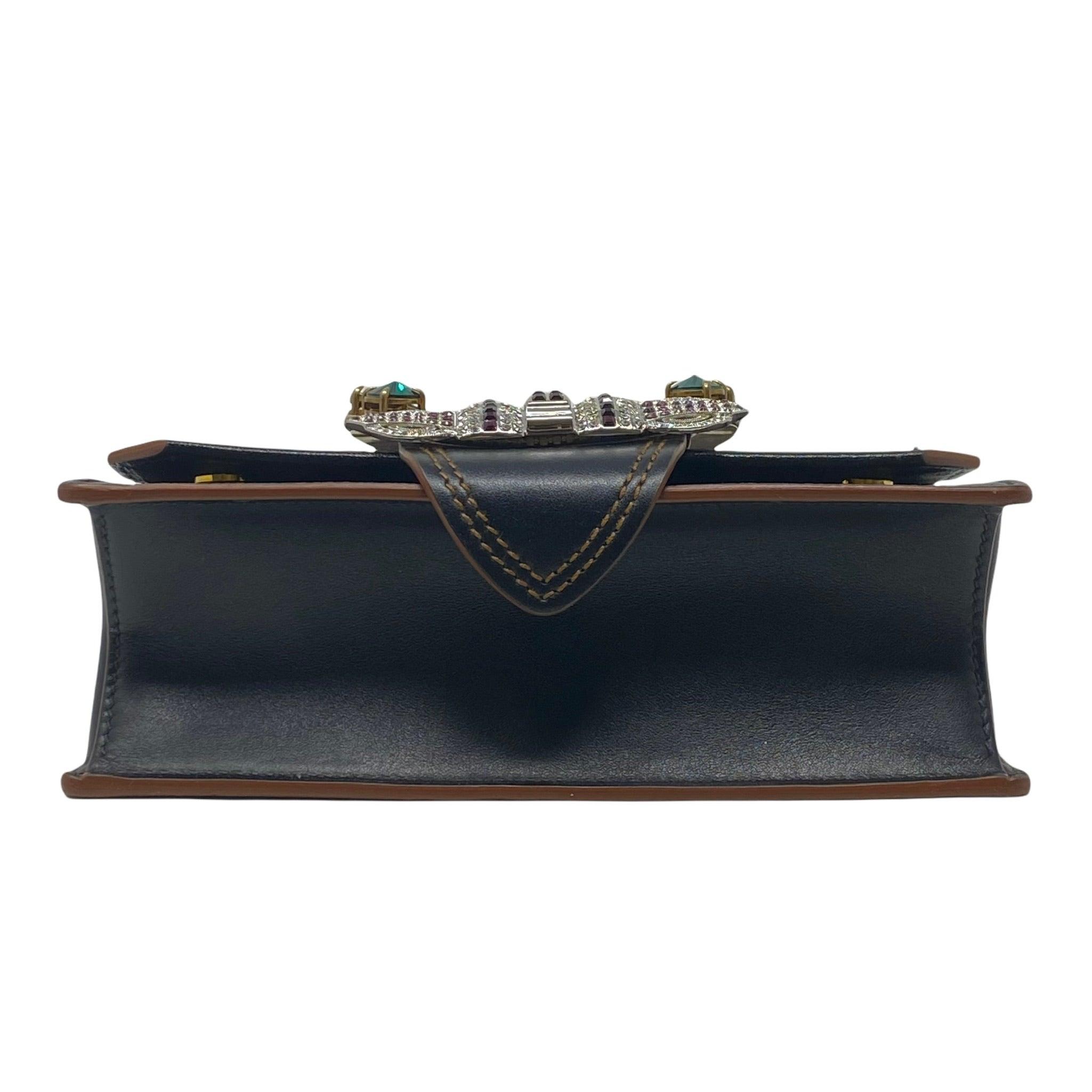 Miu Miu Black Madras Crystals Bag