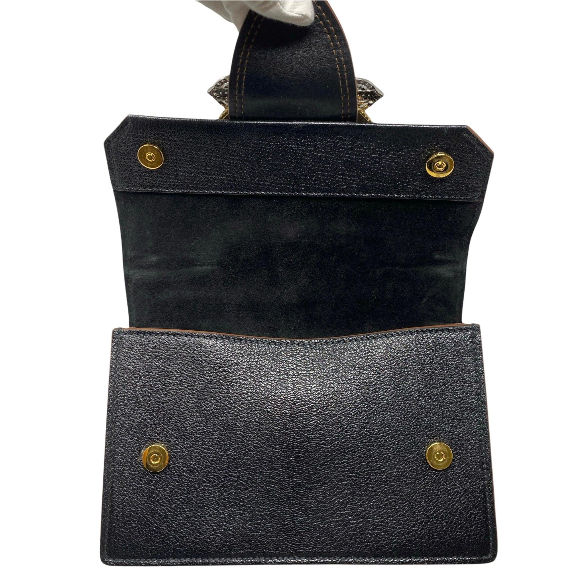 Miu Miu Black Madras Crystals Bag