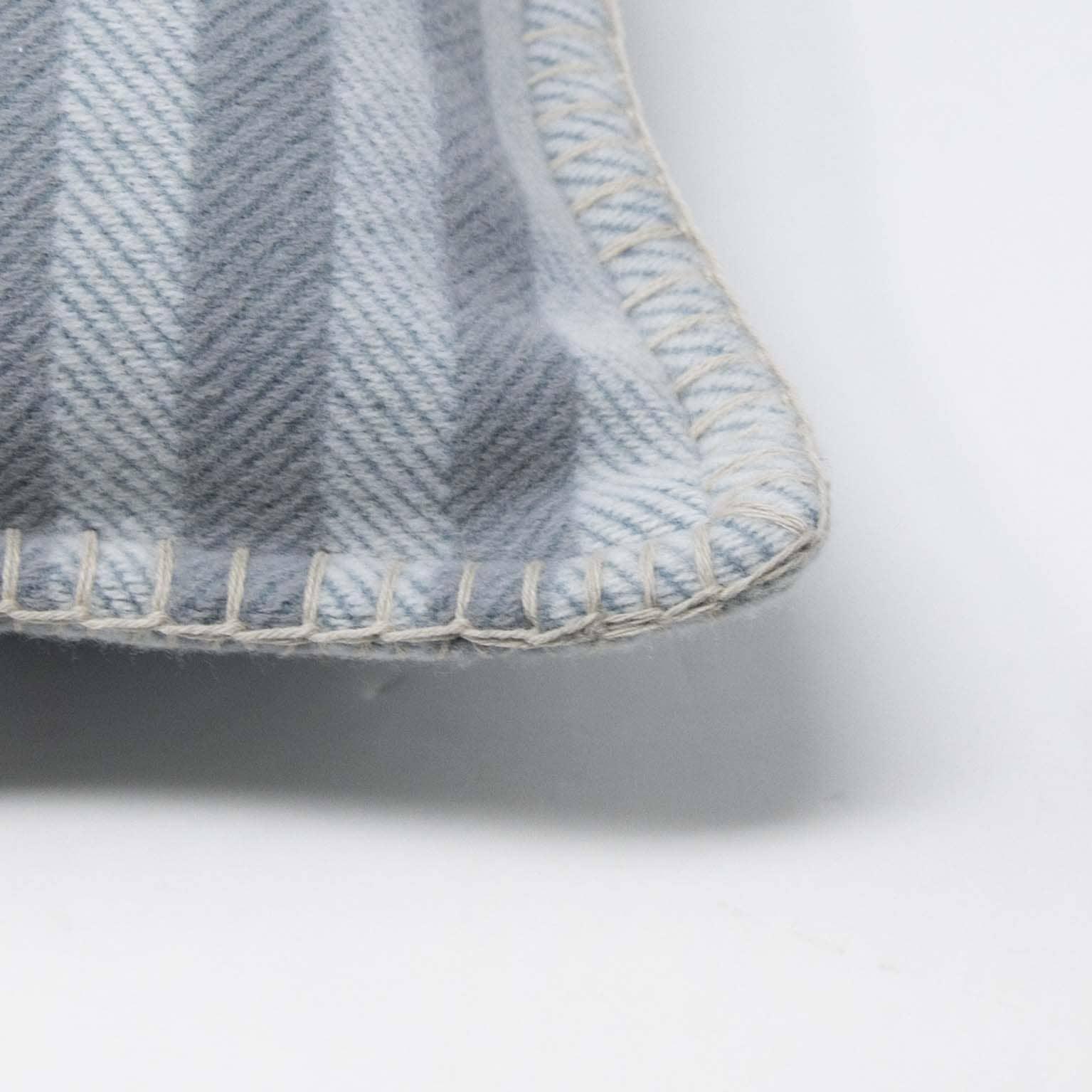 Hermes Gris Perle Ithaque Blanket & Small Pillow