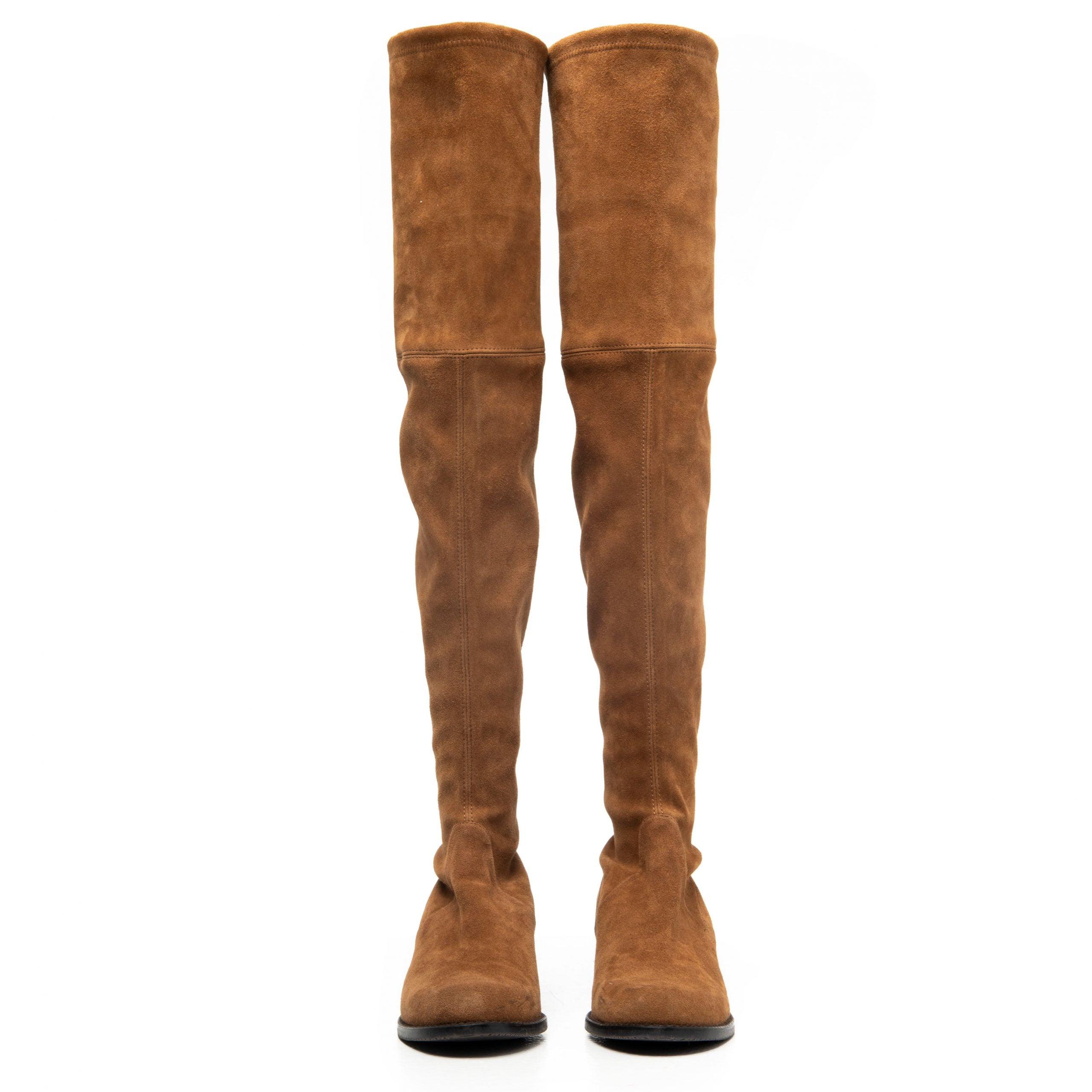 Stuart Weitzman Brown Midland Boots 7