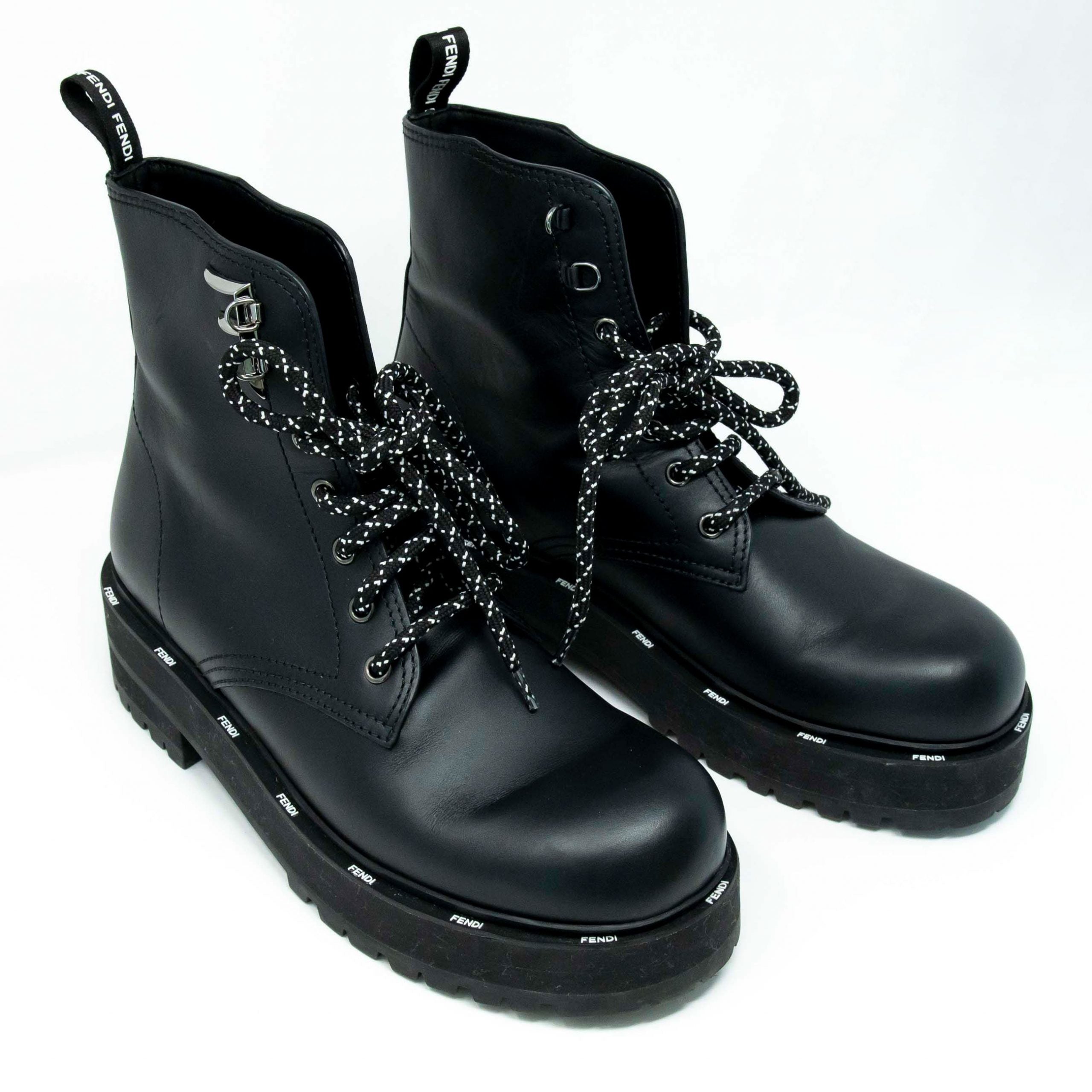 Fendi Black Freedom 50 Boots 40