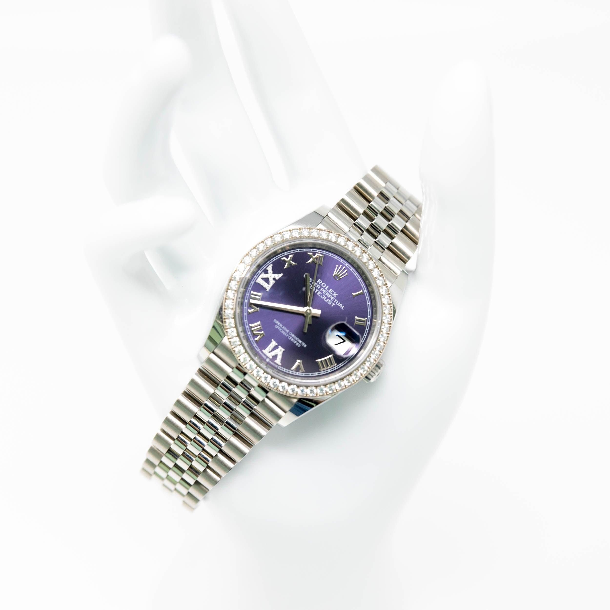 Rolex White Gold & Diamond Datejust 36mm