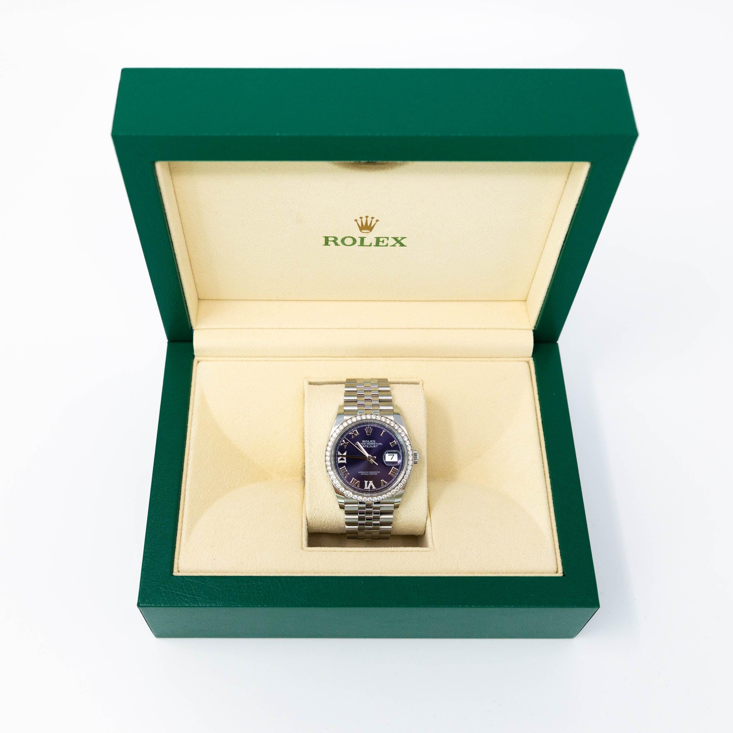 Rolex White Gold & Diamond Datejust 36mm