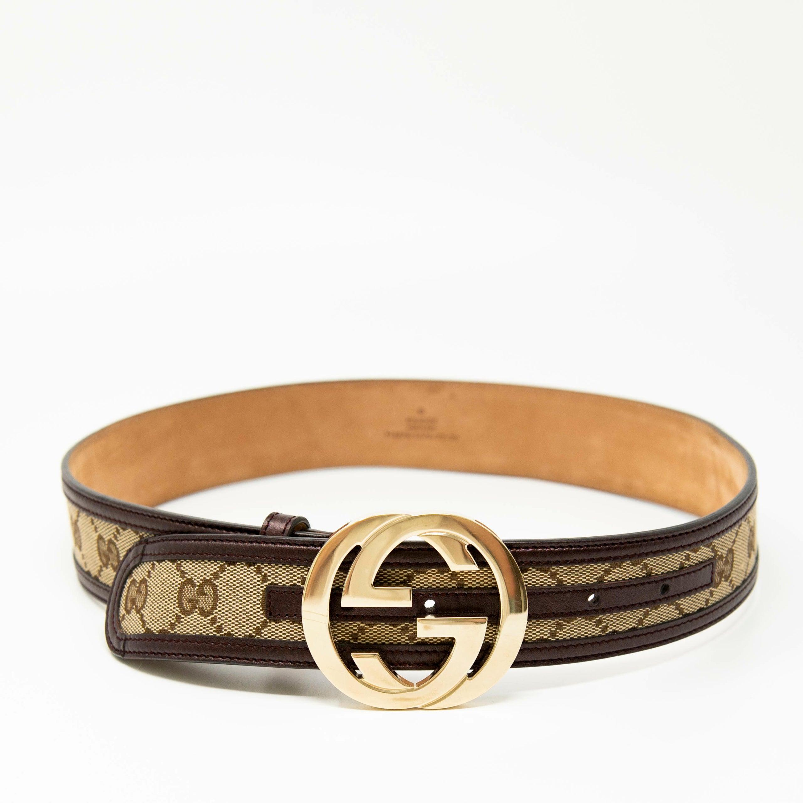 Gucci Brown Belt 75