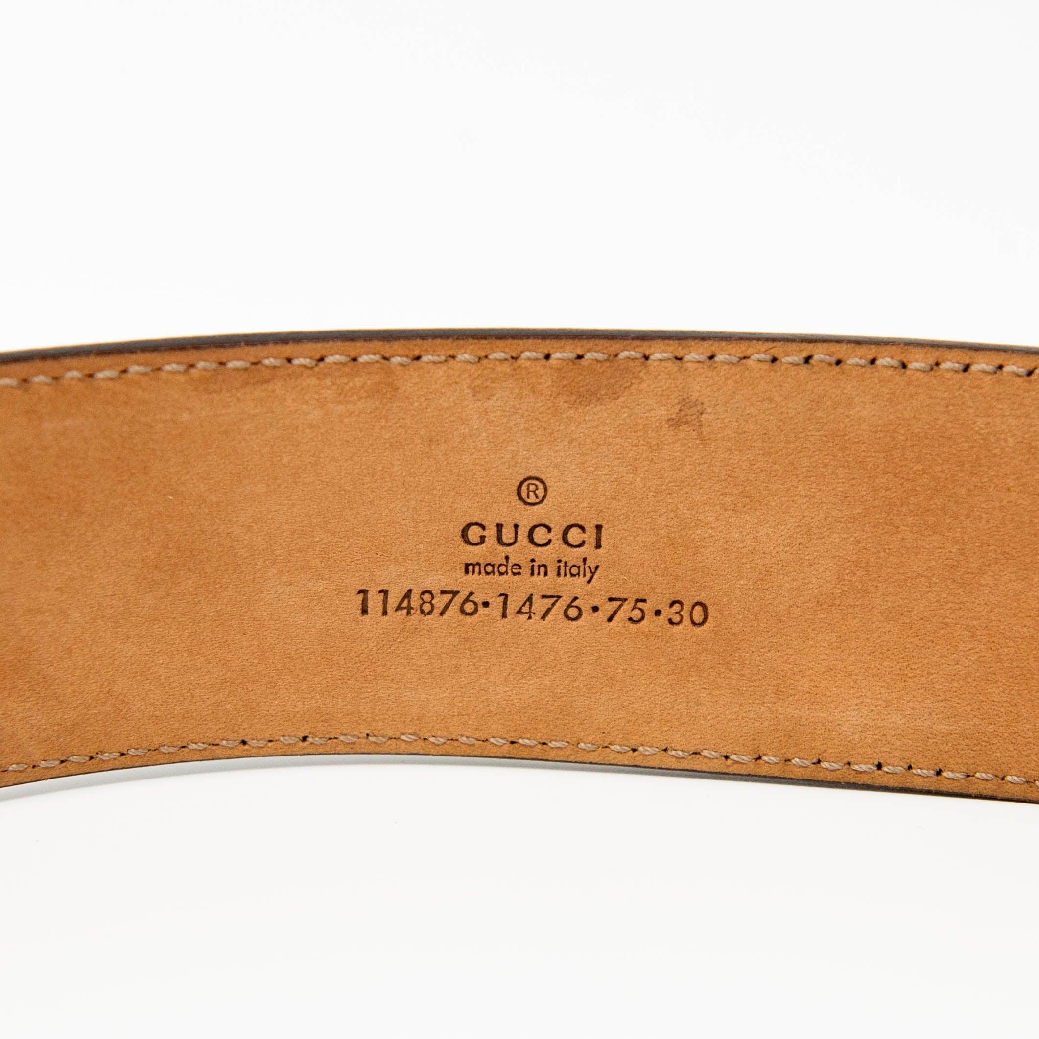 Gucci Brown Belt 75