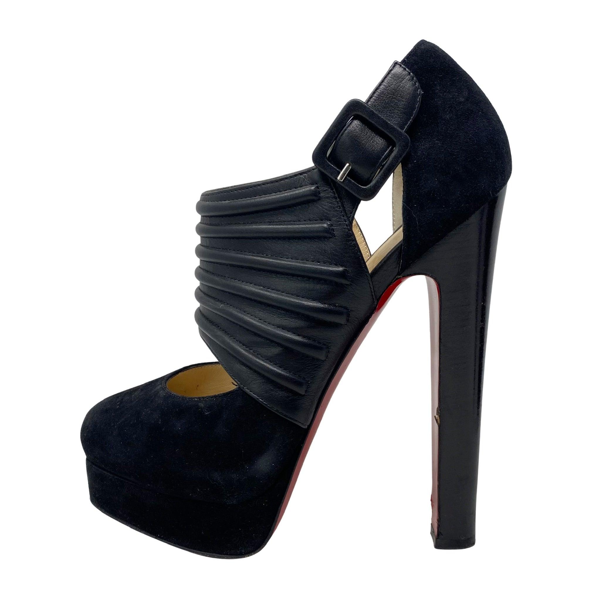 Christian Louboutin Bye Bye Suede Booties 37