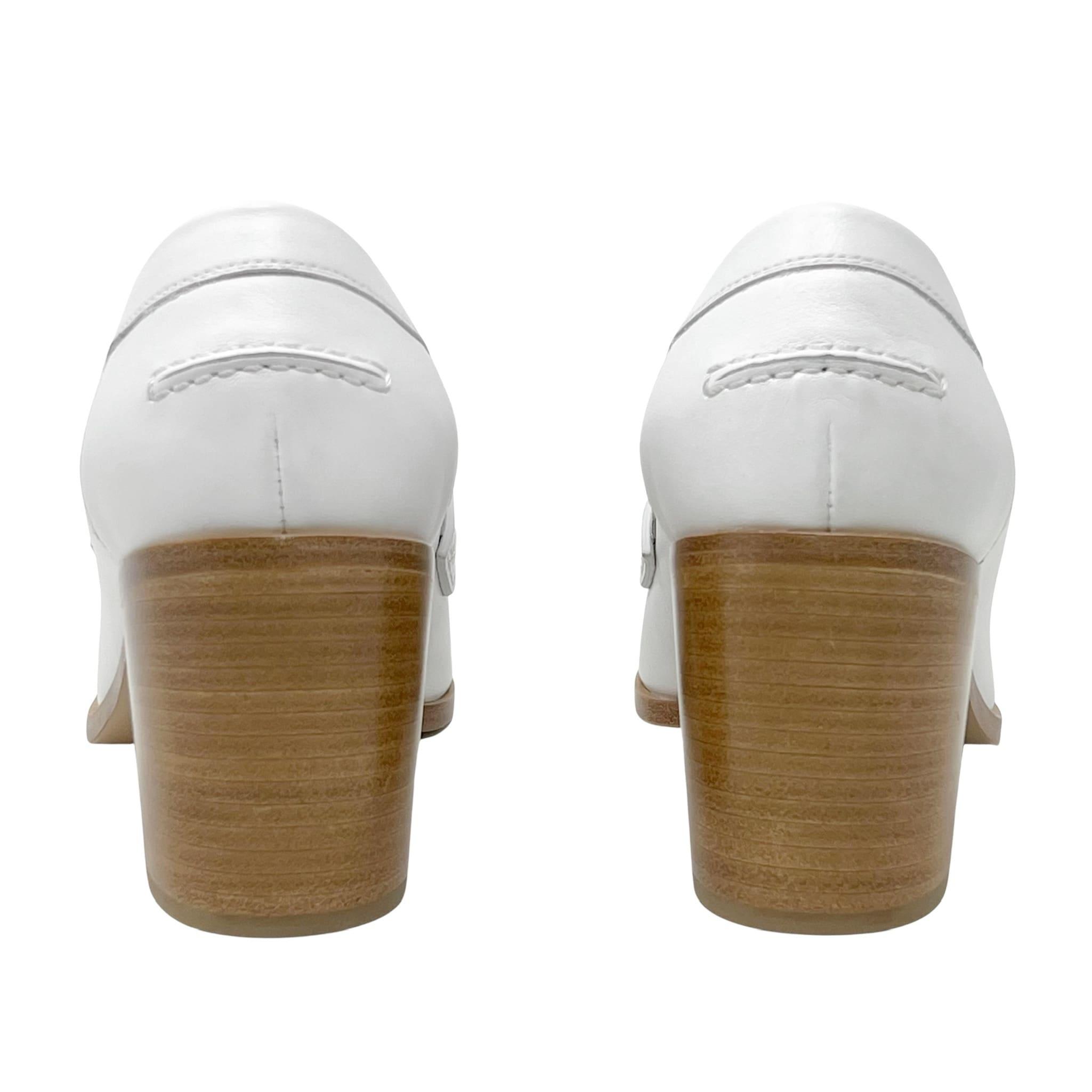 Hermes Blanc Calfskin Dauphine Loafers 36