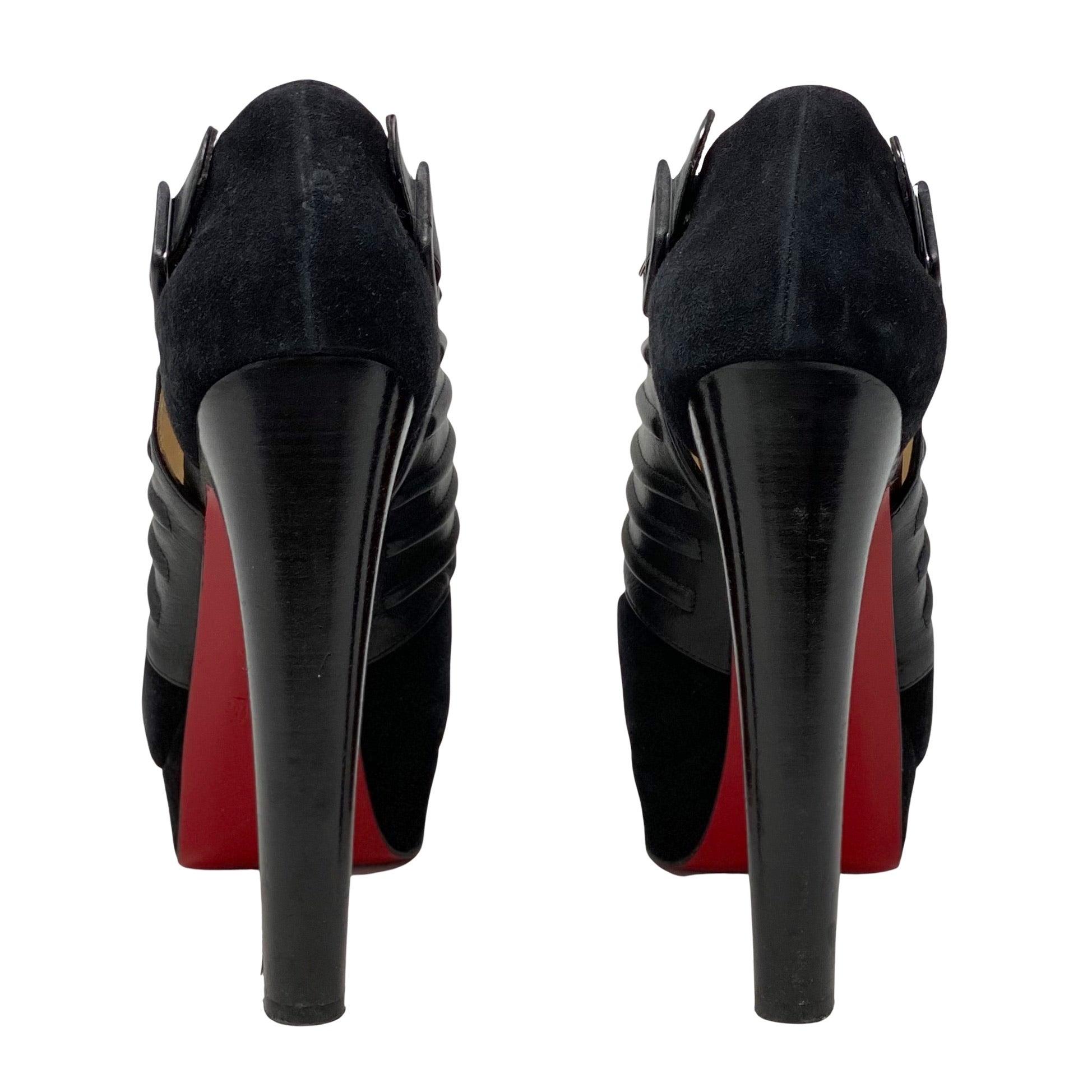 Christian Louboutin Bye Bye Suede Booties 37
