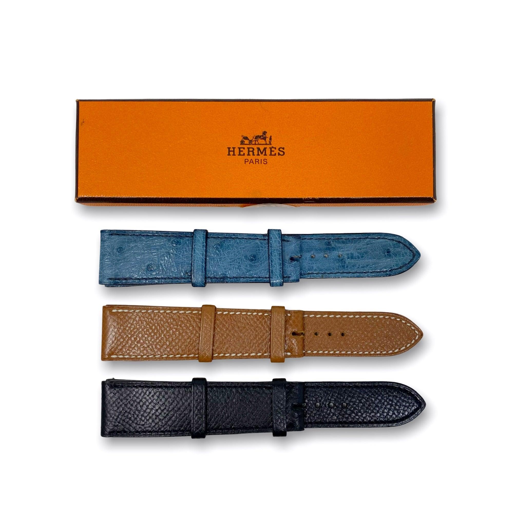 Hermes Orange Swift H Hour Quartz Watch 26mm