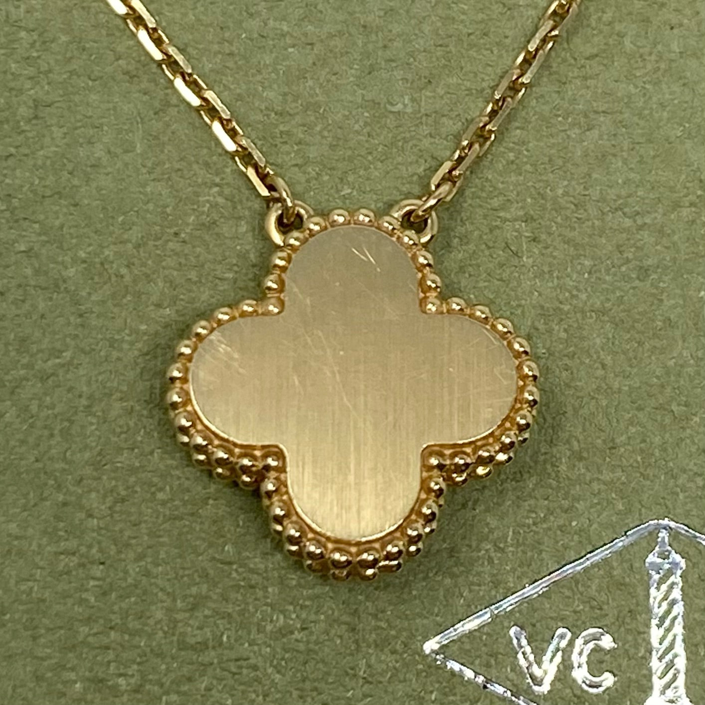 Van Cleef & Arpels 18K Holiday Vintage Alhambra Necklace