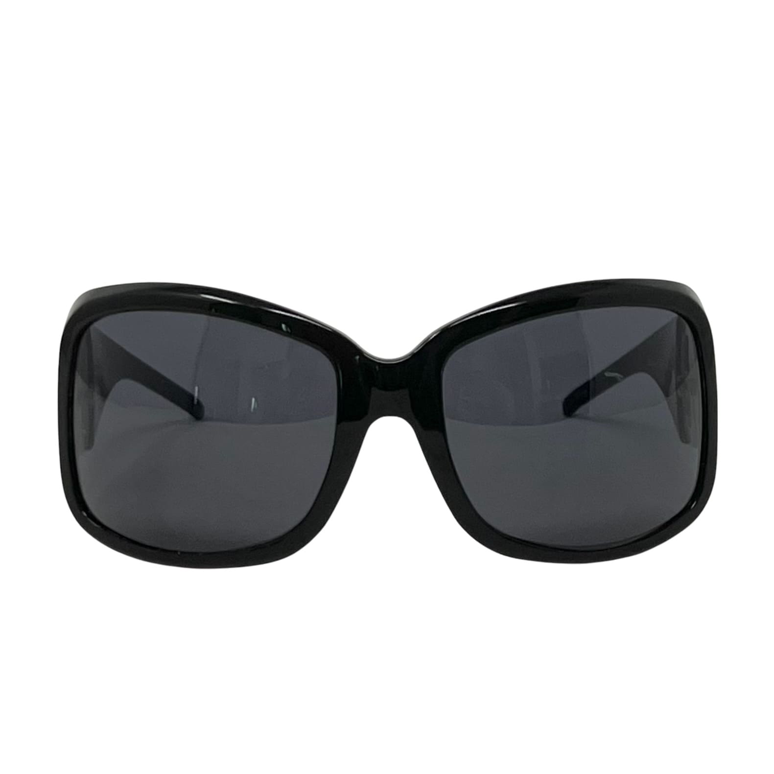 Dolce & Gabbana Black Strass Logo Sunglasses DG 4005B