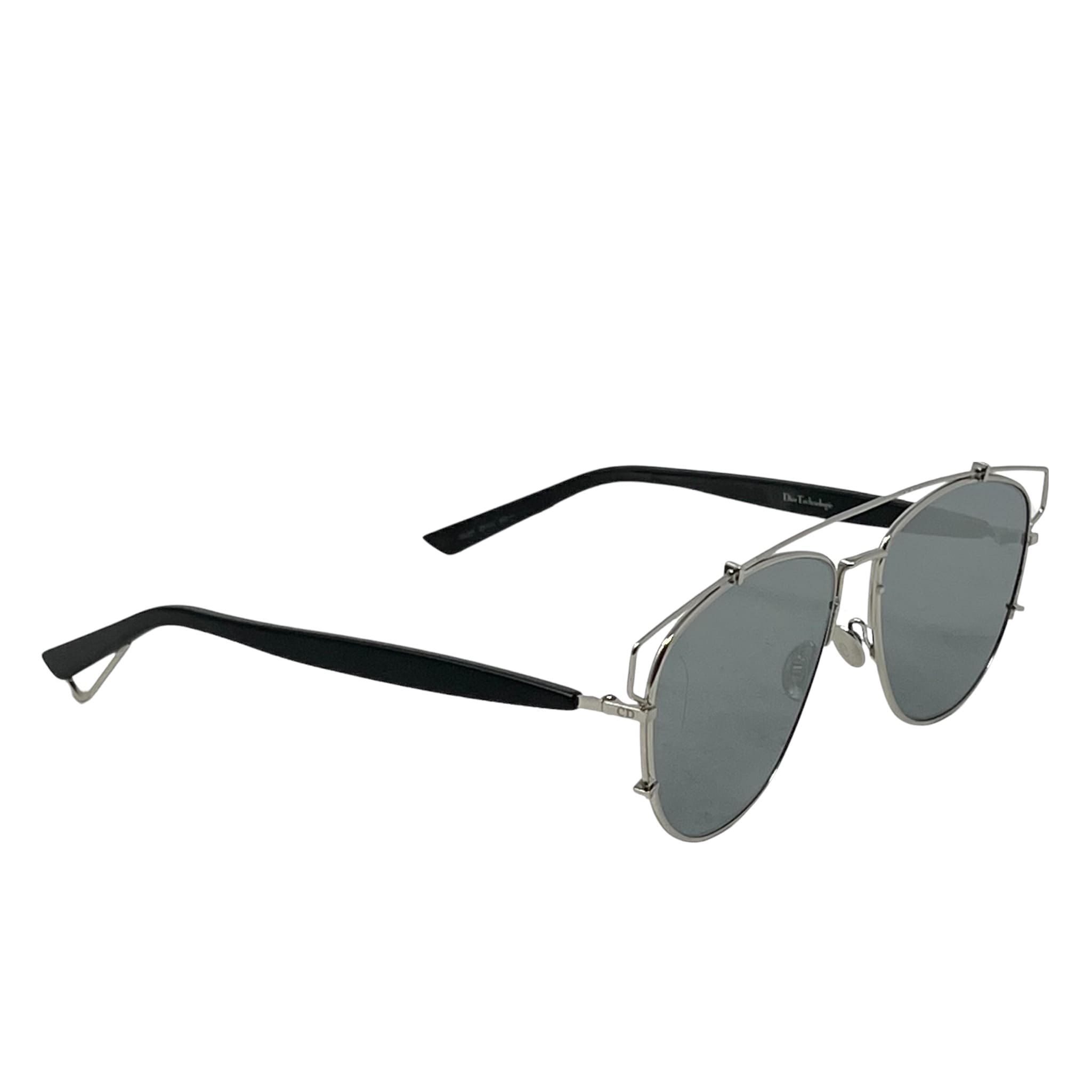 Dior Silver Technologic Aviator Sunglasses