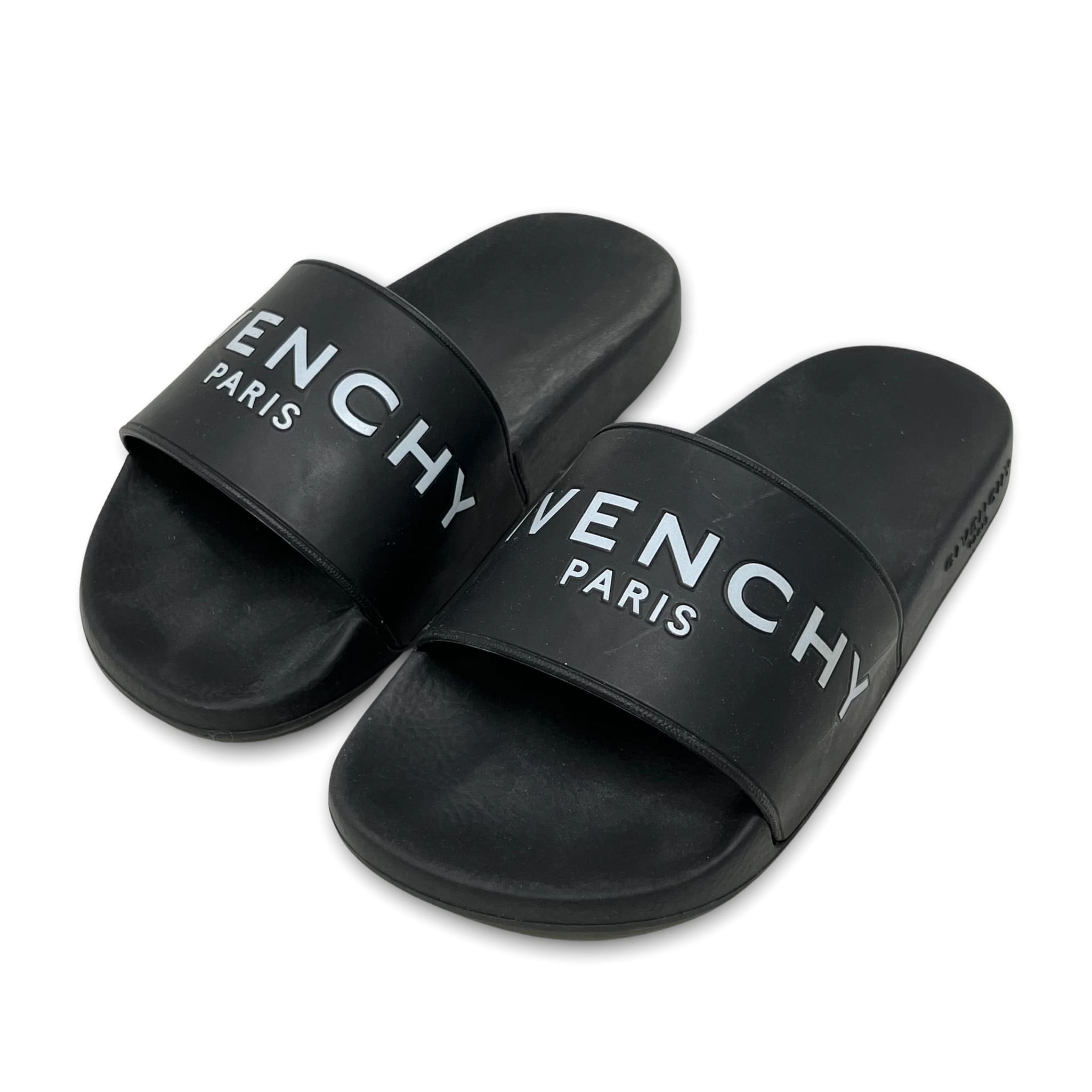 Givenchy Black Logo Slides 35