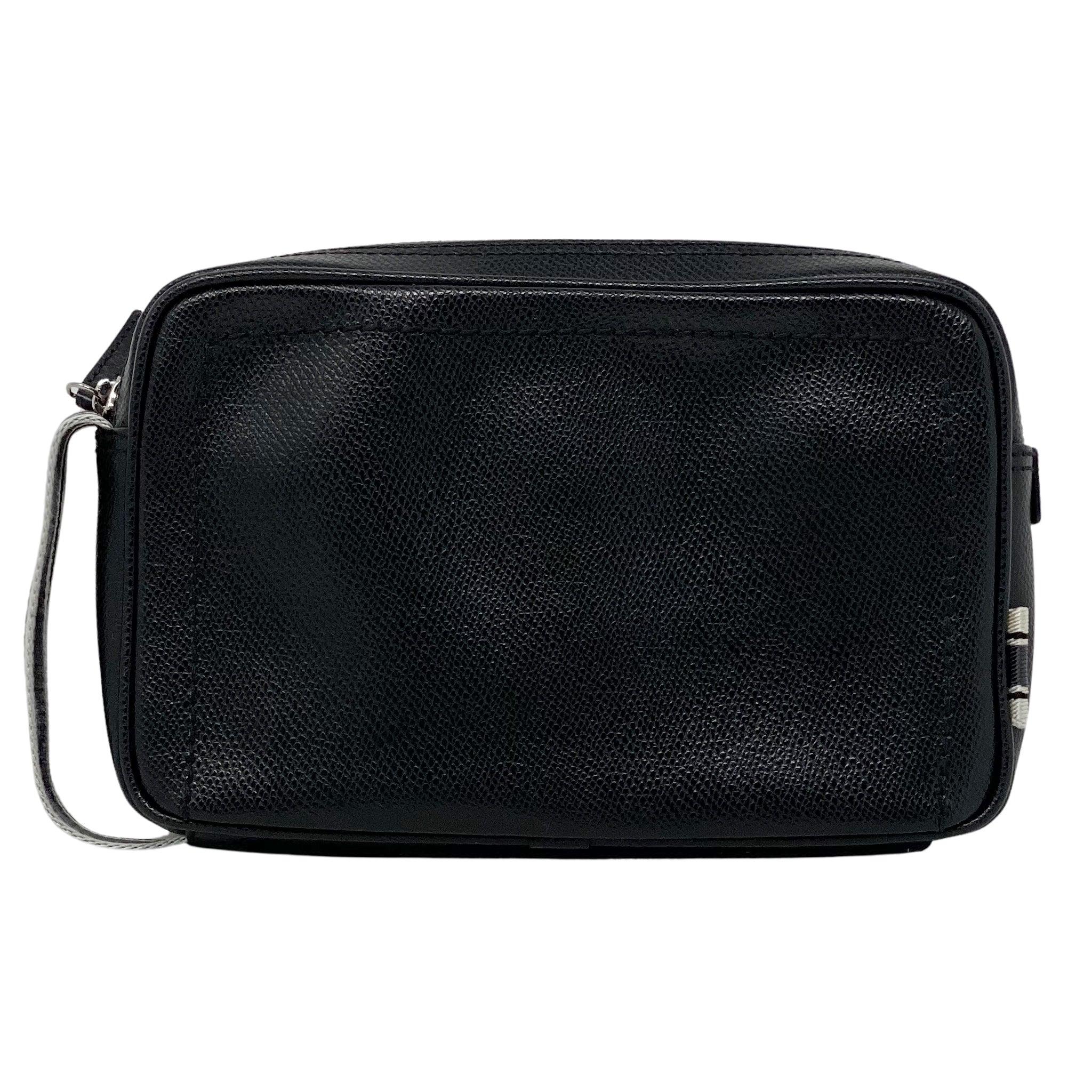Ferragamo Black Toiletry Pouch
