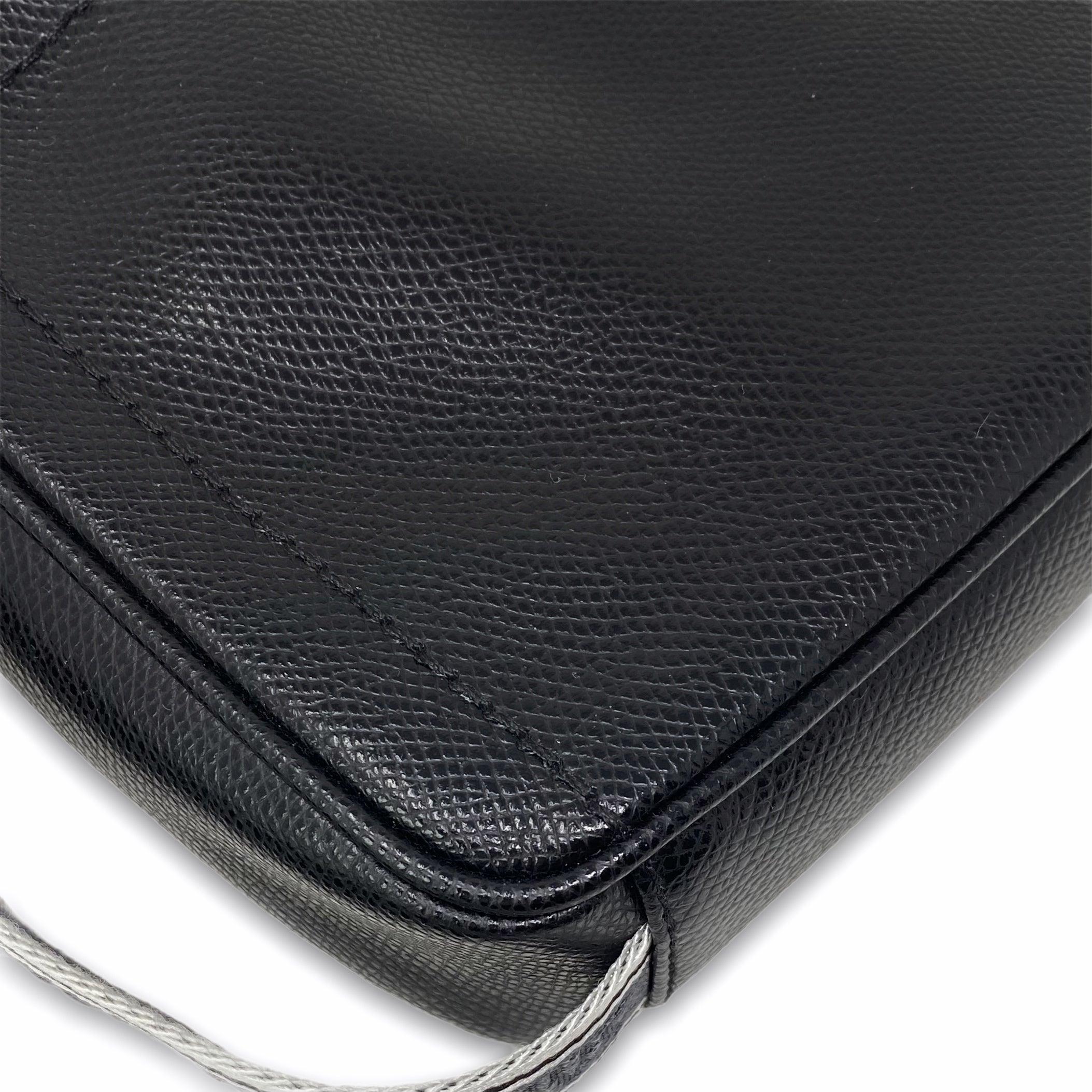 Ferragamo Black Toiletry Pouch