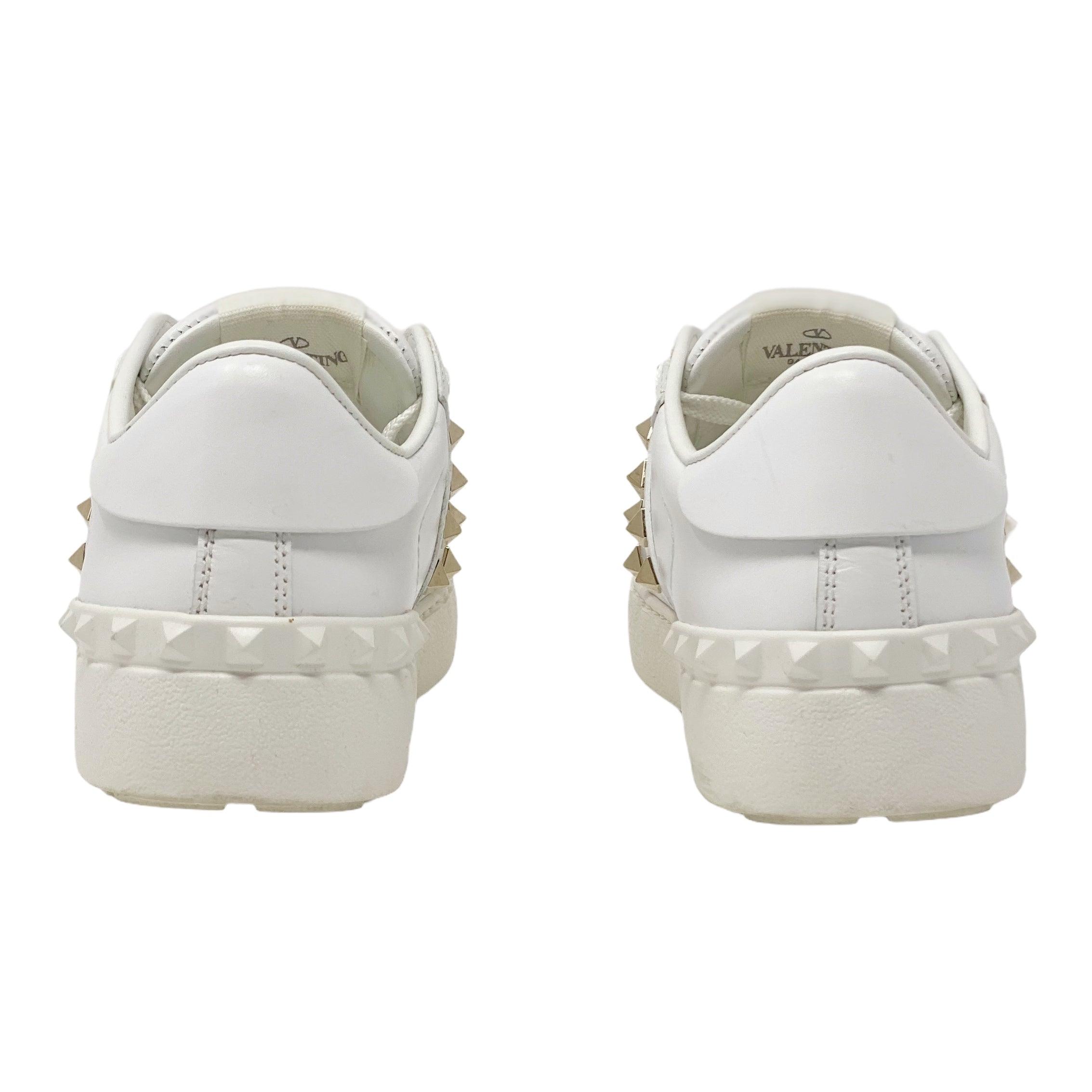 Valentino White Rockstud Untitled Sneakers 35