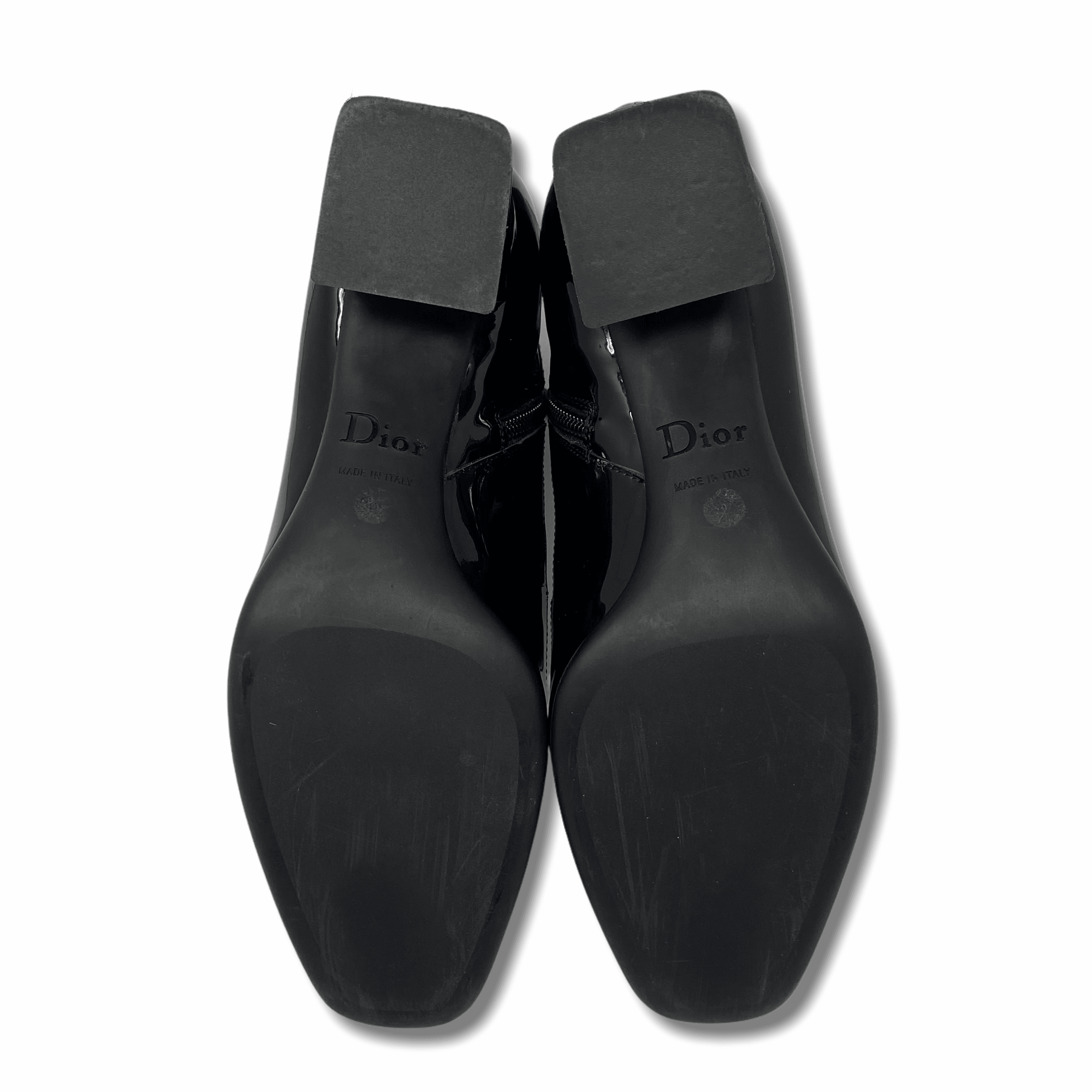 Dior Black Stretch Ankle Boots 36.5