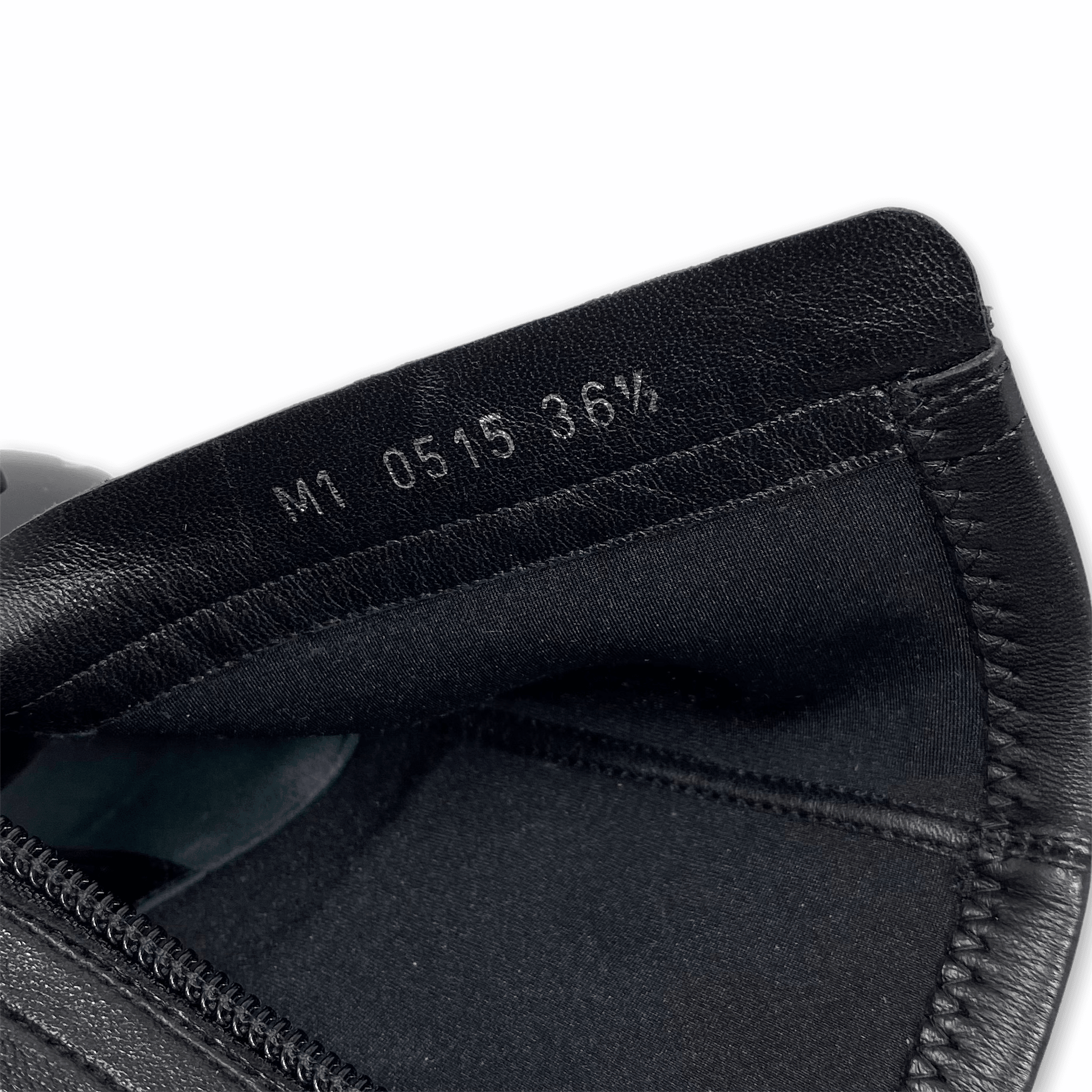 Dior Black Stretch Ankle Boots 36.5