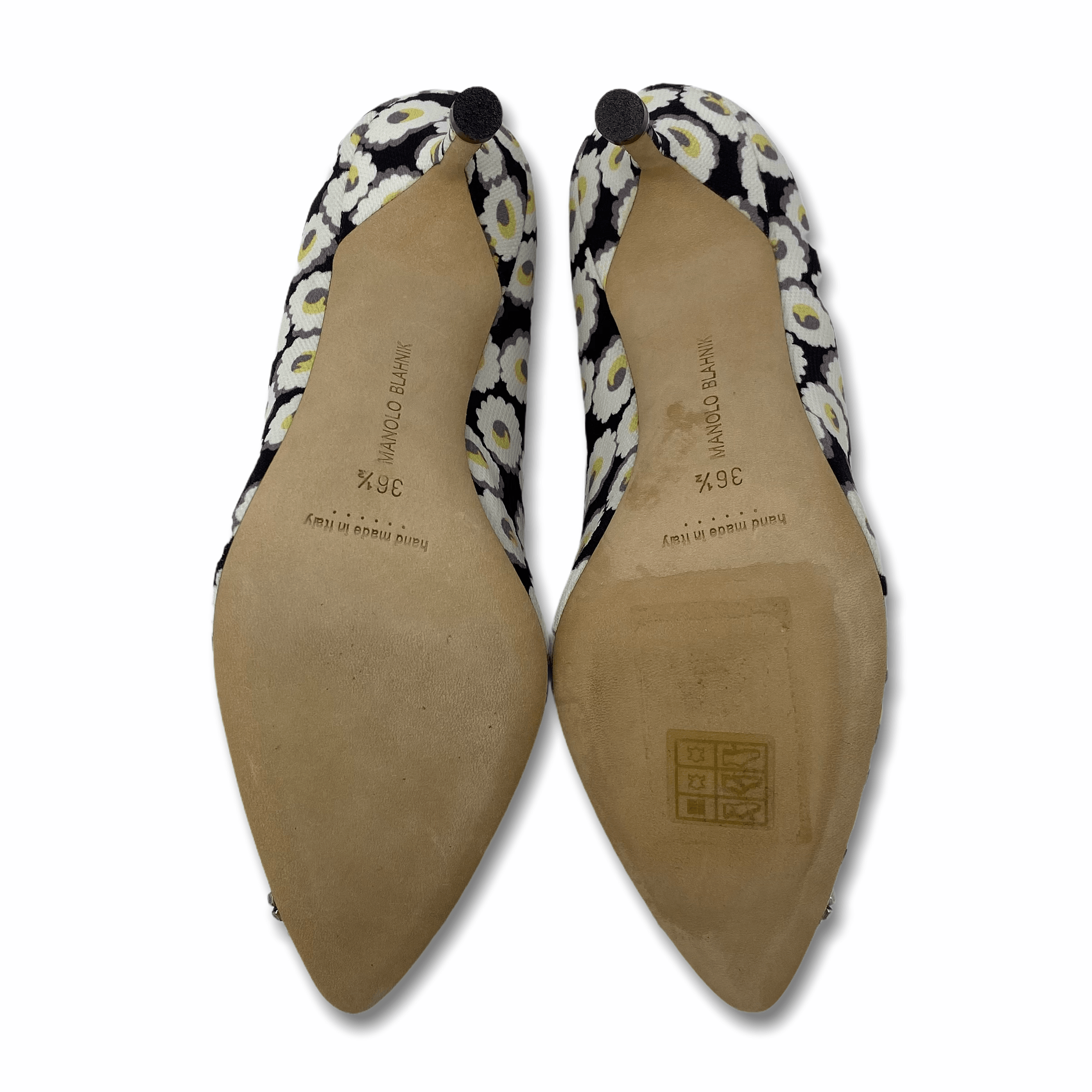 Manolo Blahnik Daisy Hangisi Pumps 36.5