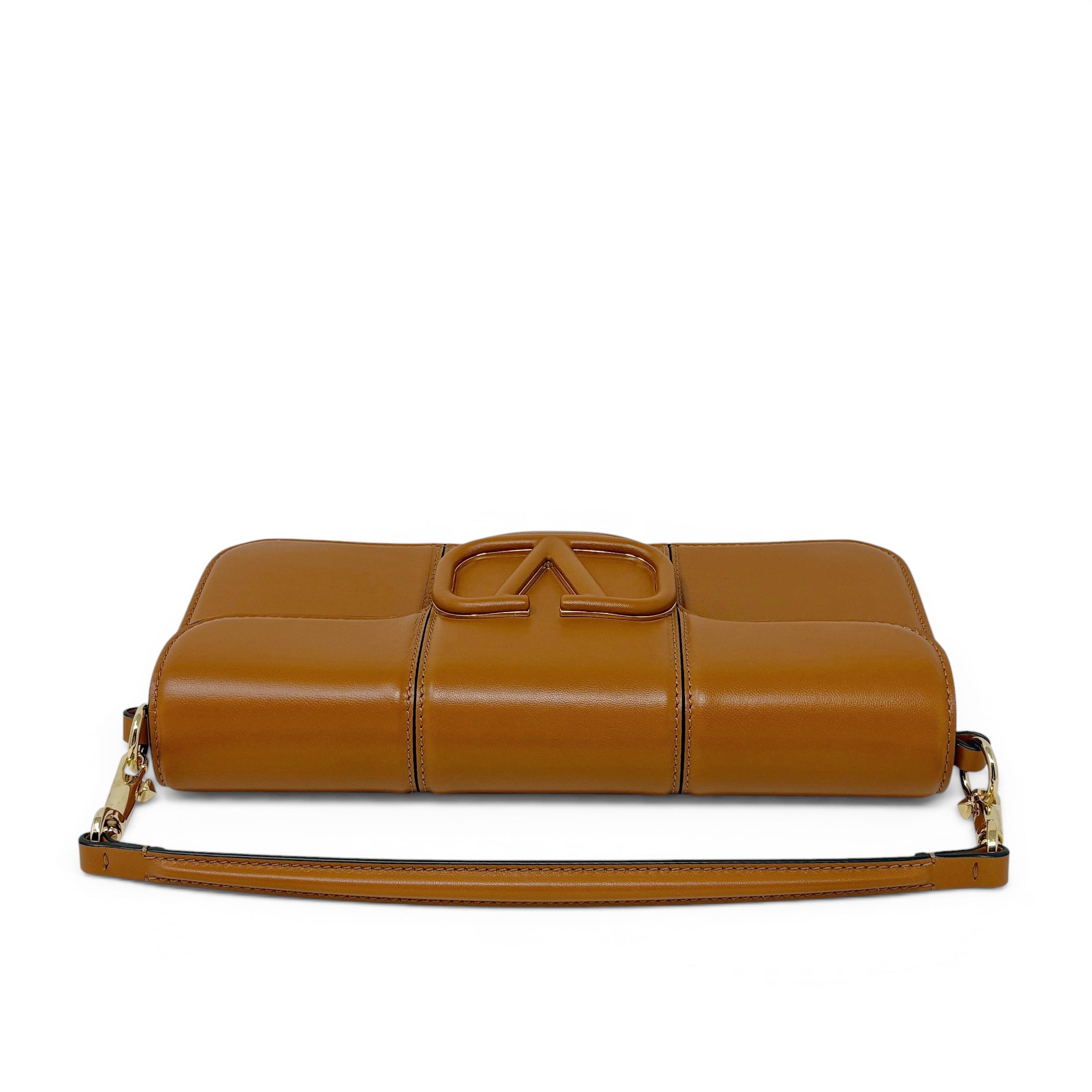 Valentino Brown Vlogo Loco Bag