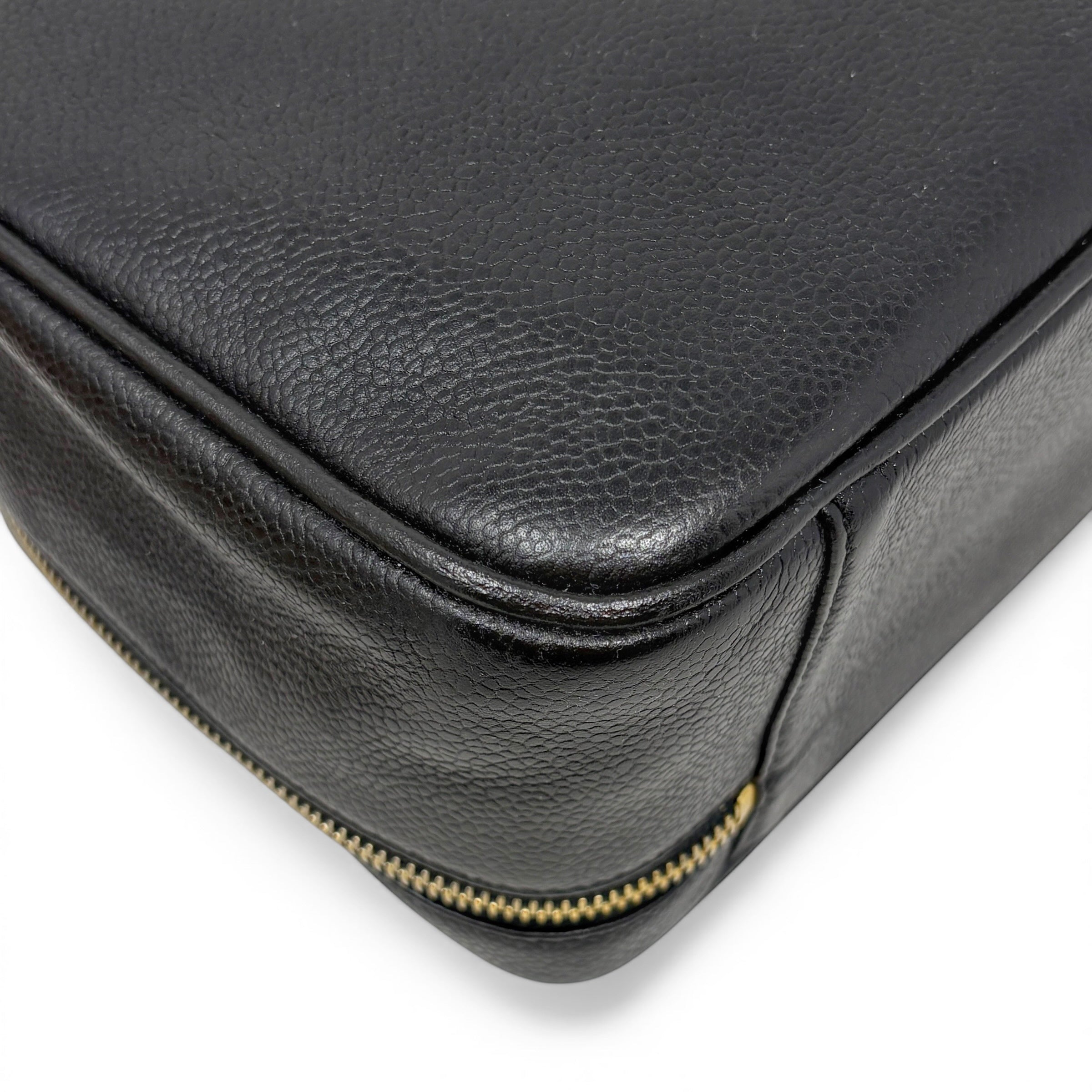 Chanel Vintage Black Lunch Box Vanity