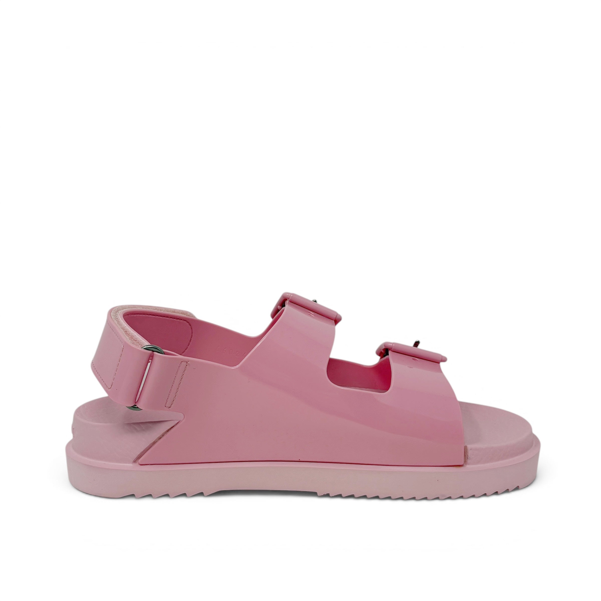 Gucci Pink Double G Dad Sandals 38