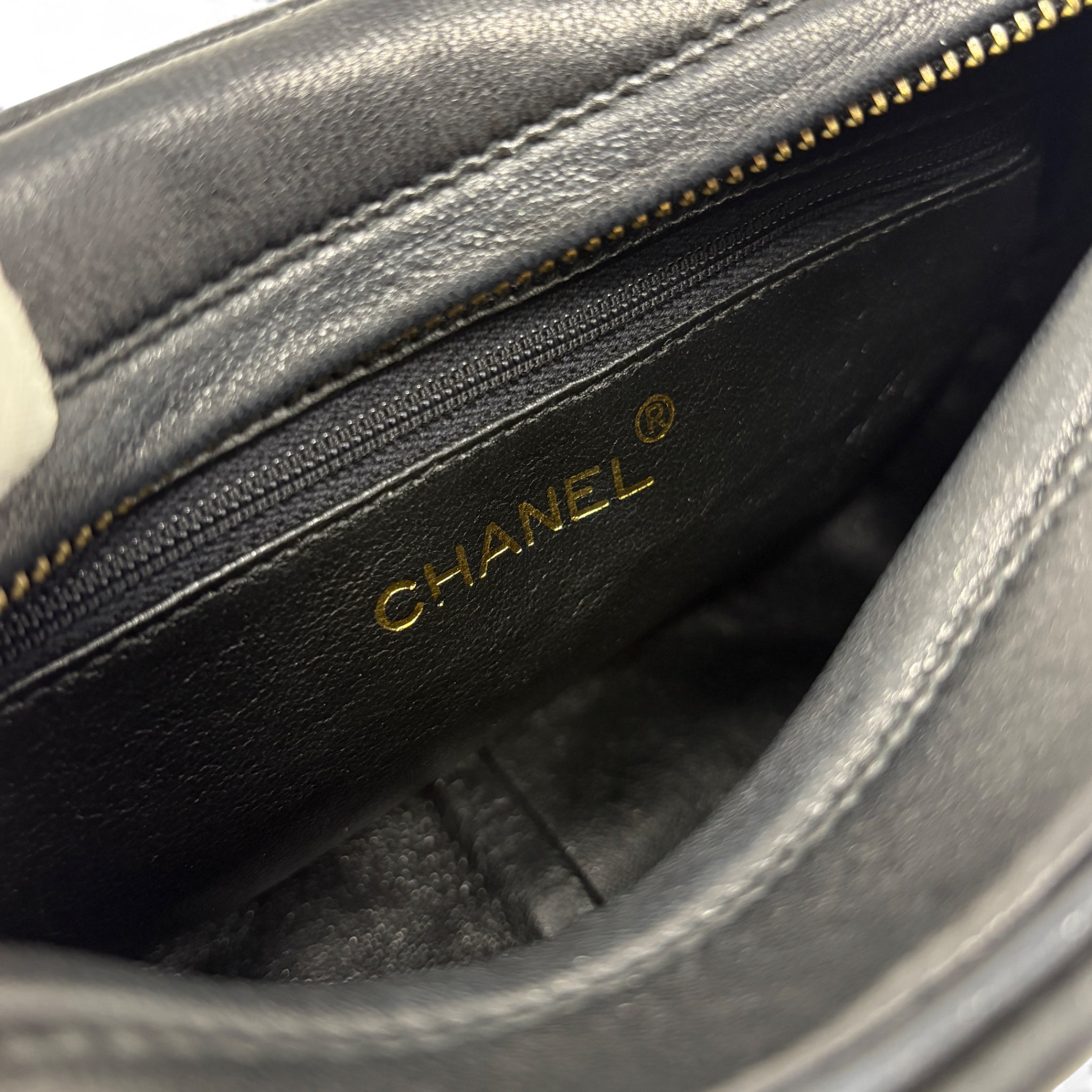 Chanel Black Vintage Tassel Camera Bag