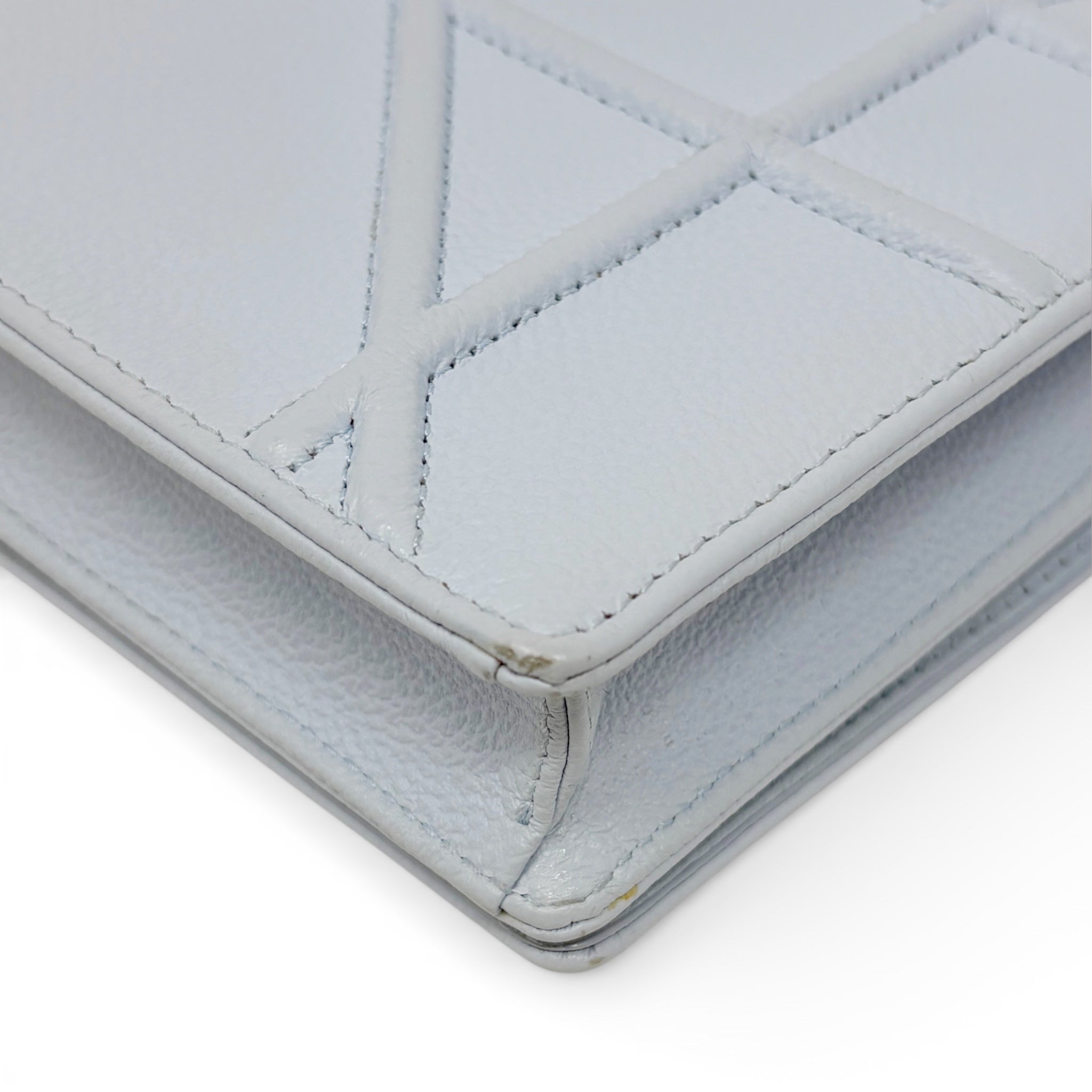 Dior Blue Diorama Wallet On Chain