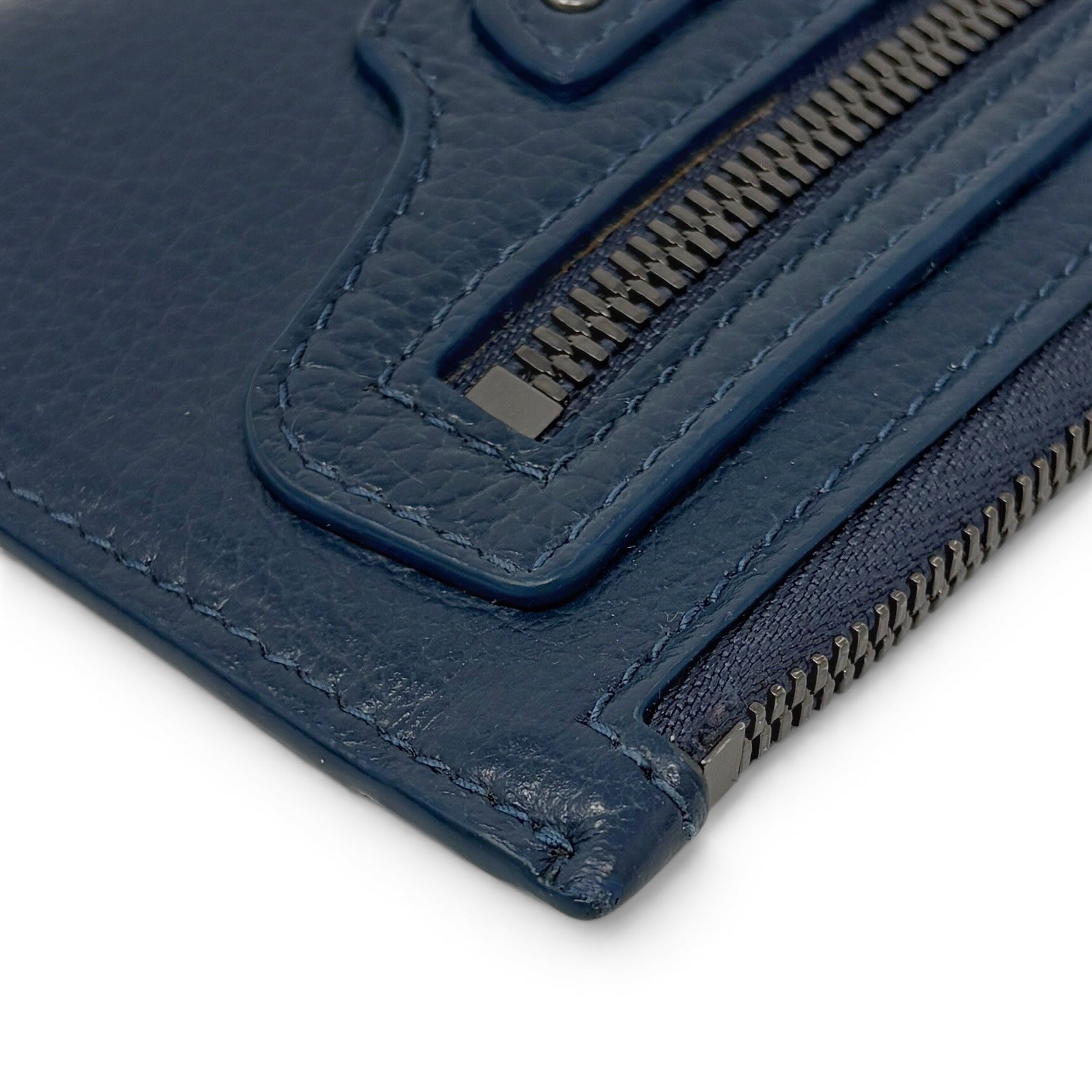 Balenciaga Navy Neo Classic Cardholder Wallet