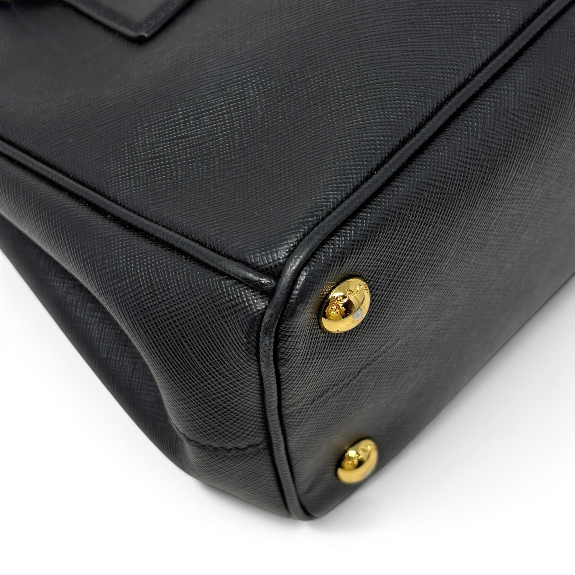 Prada Black Small Galleria Tote