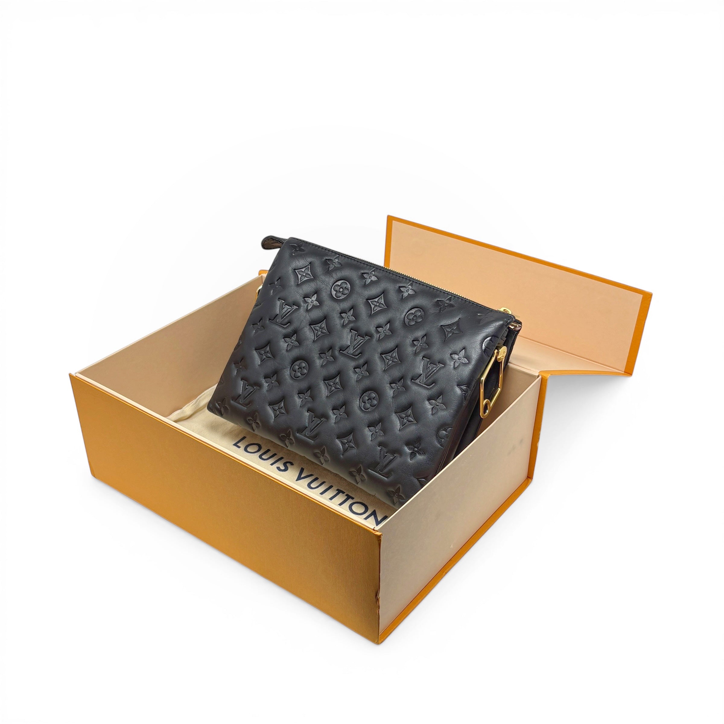 Louis Vuitton Black Coussin PM