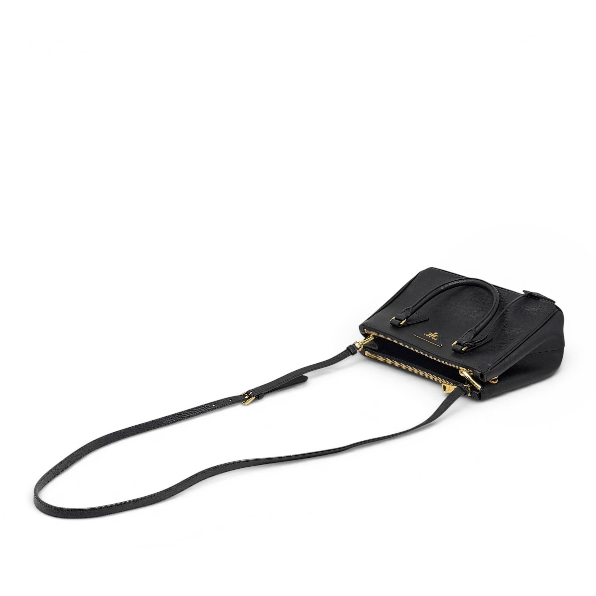 Prada Black Small Galleria Tote