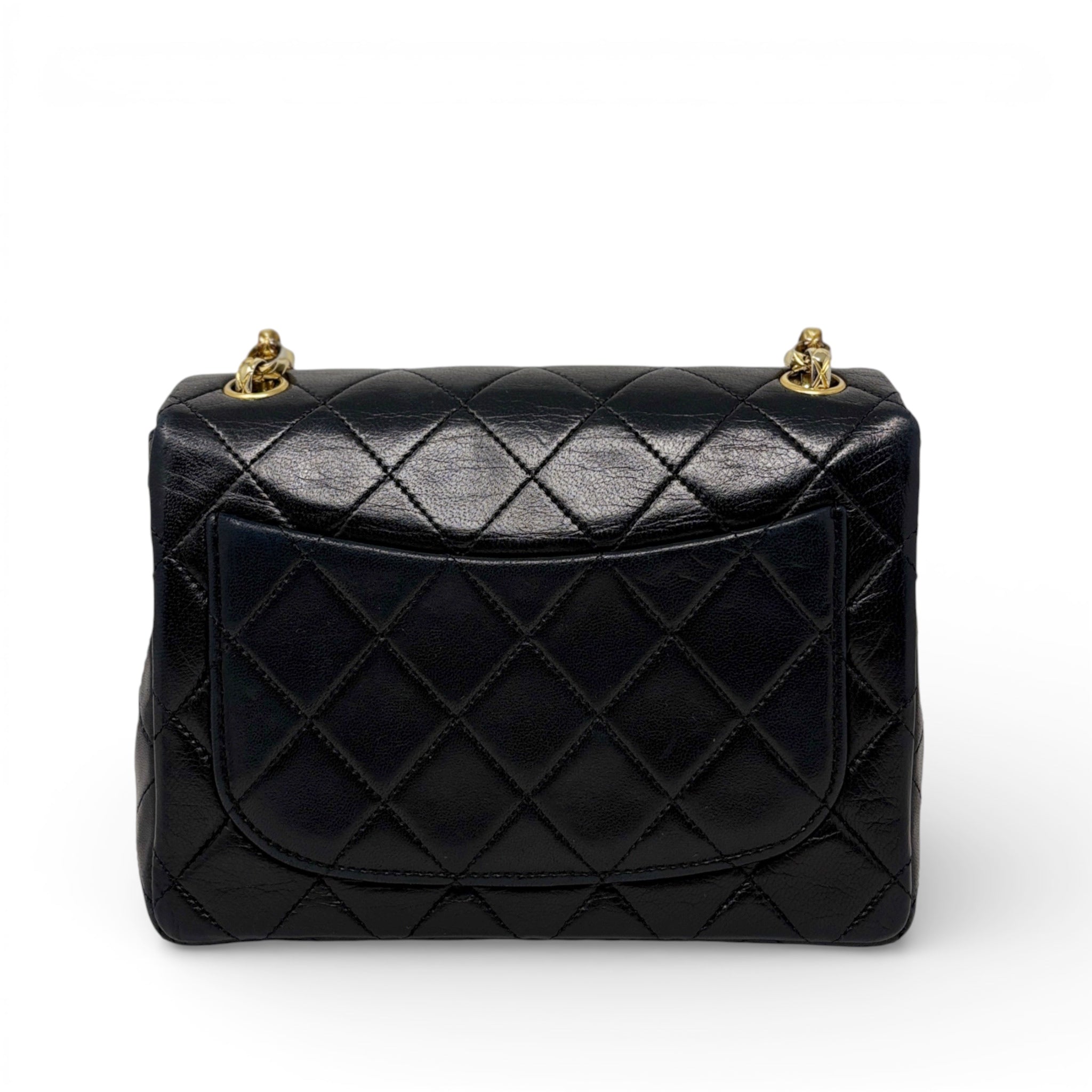 Chanel Black Vintage Mini Square Flap