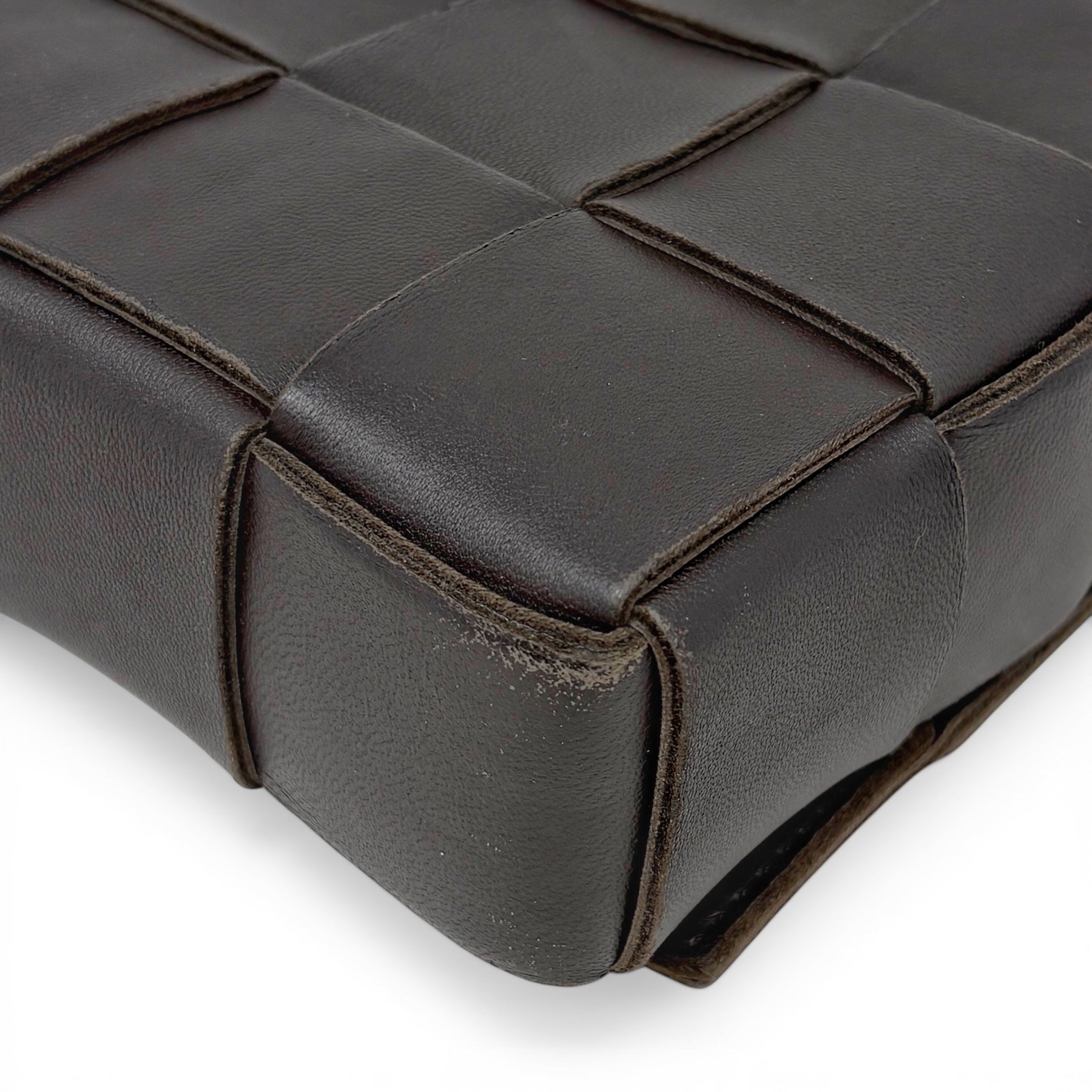Bottega Veneta Dark Brown Cassette Bag