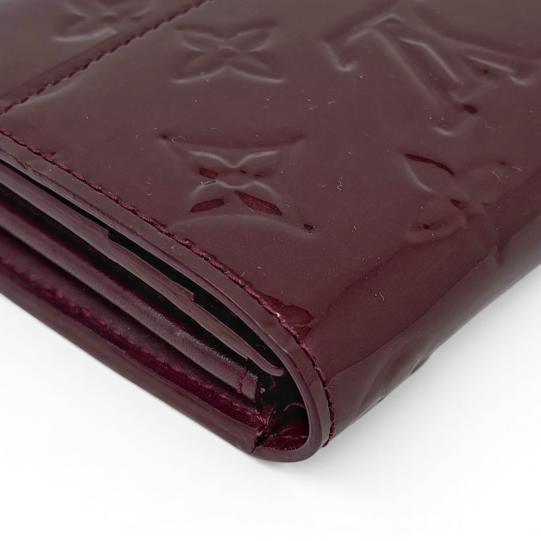 Louis Vuitton Amarante Vernis Sarah Wallet