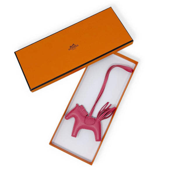 Hermes Rose Azalee Rodeo Charm PM | Jadore Couture