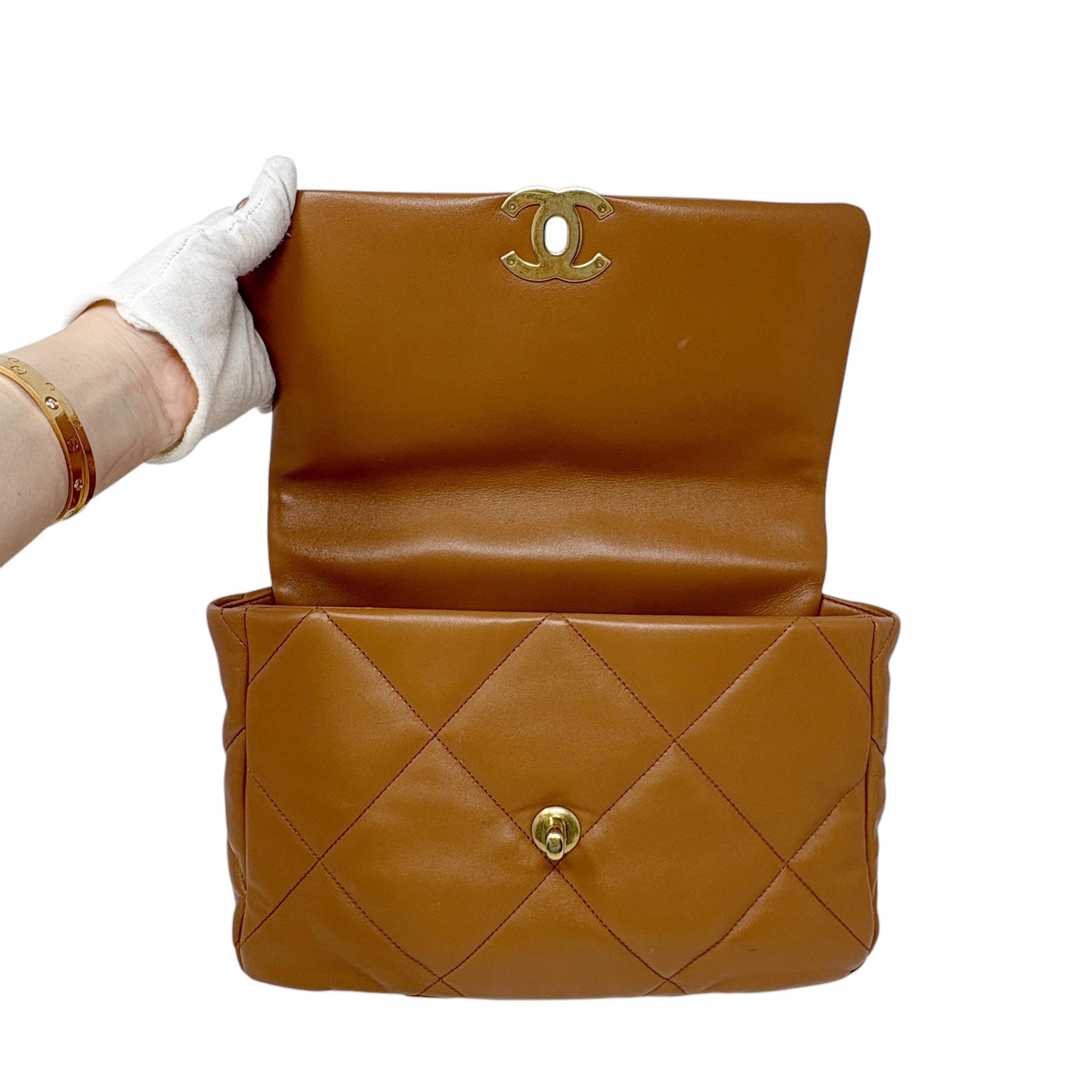 Chanel Caramel Large 19 Flap