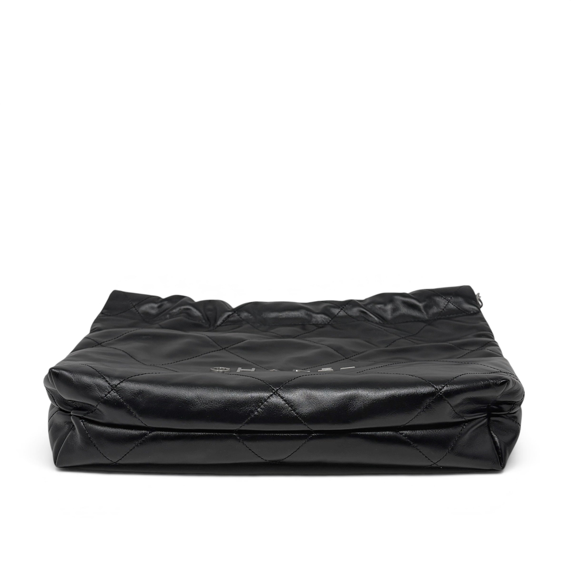 Chanel Black 22 Small Hobo Bag