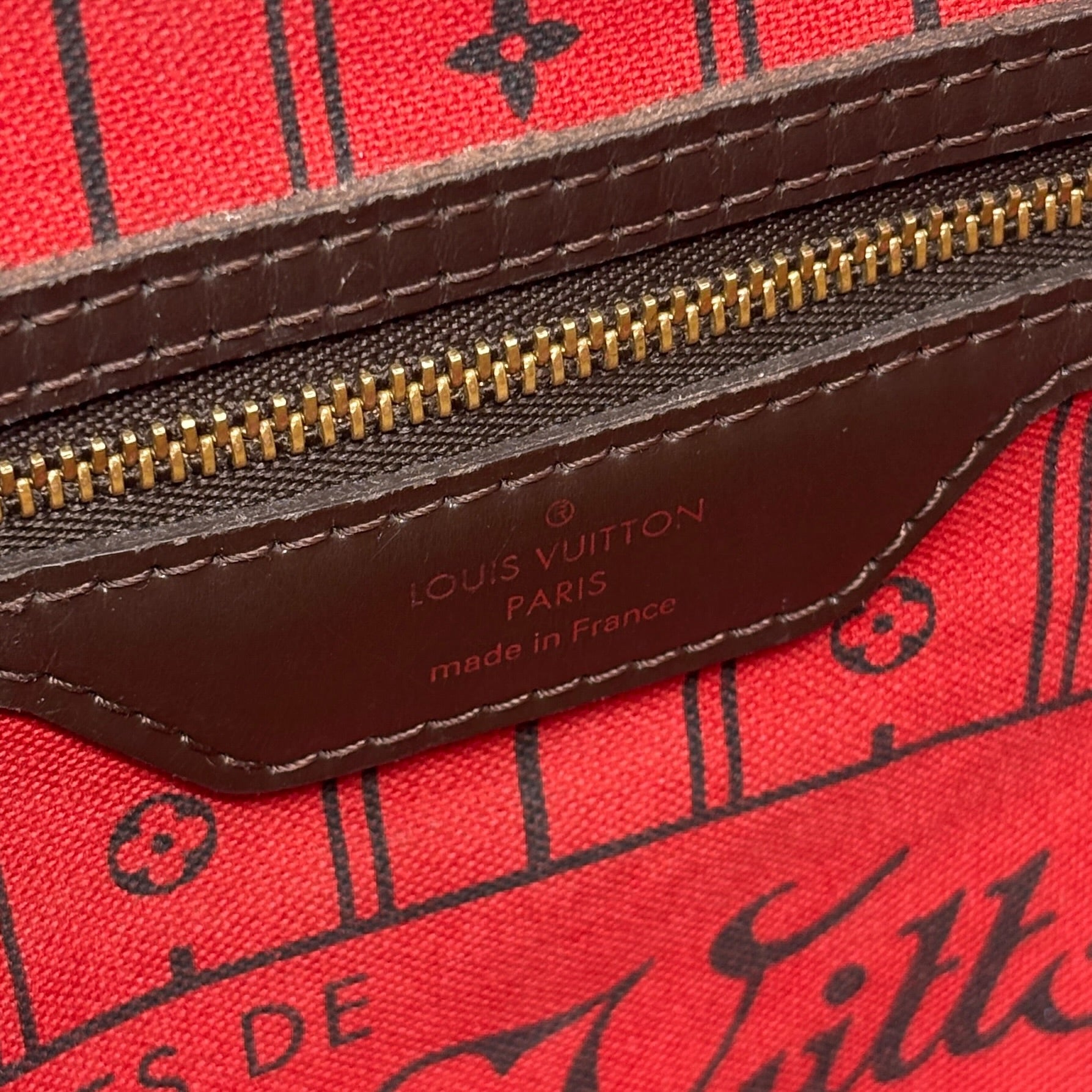 Louis Vuitton Damier Ebene Neverfull MM