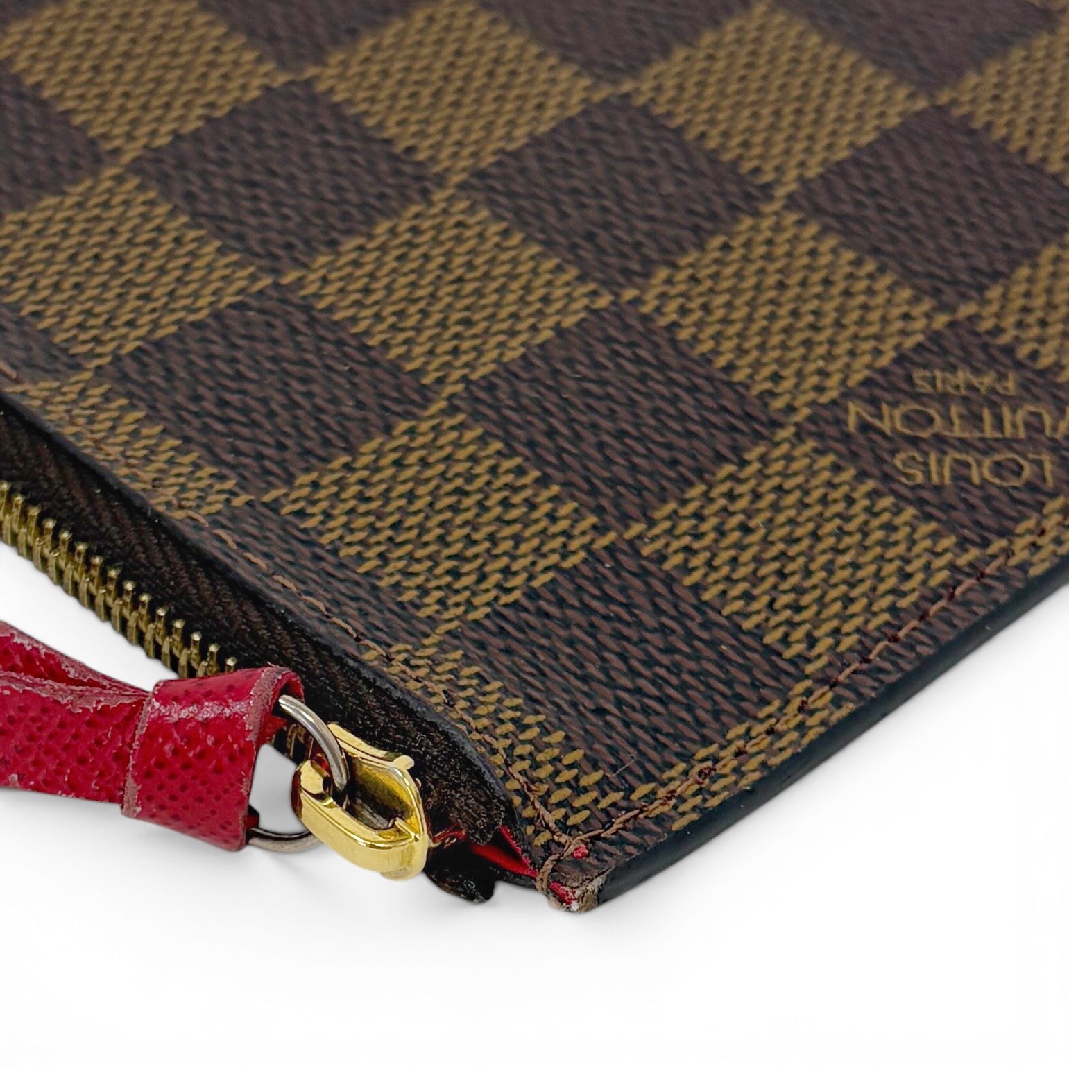 Louis Vuitton Damier Ebene Felicie Zipper Insert
