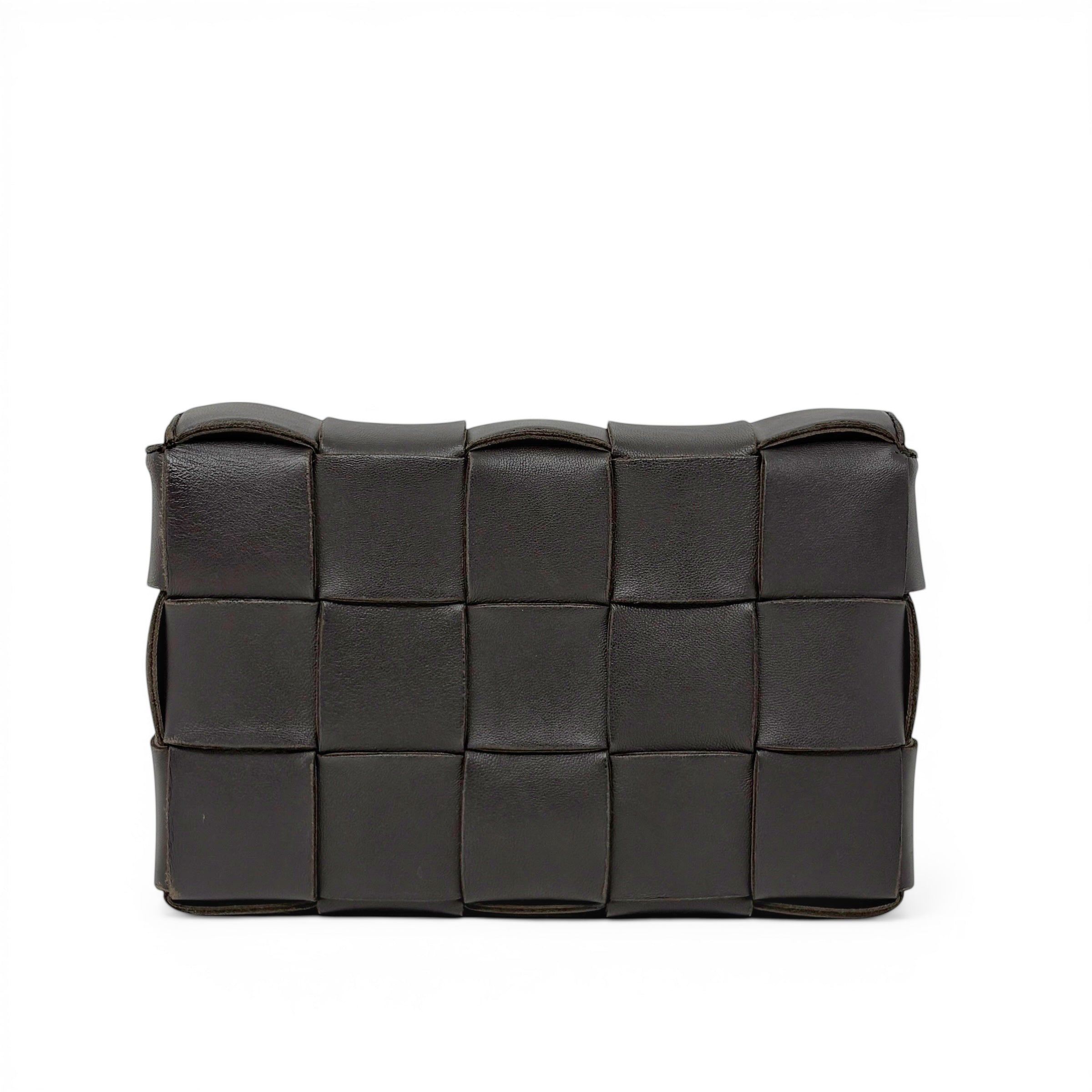 Bottega Veneta Dark Brown Cassette Bag