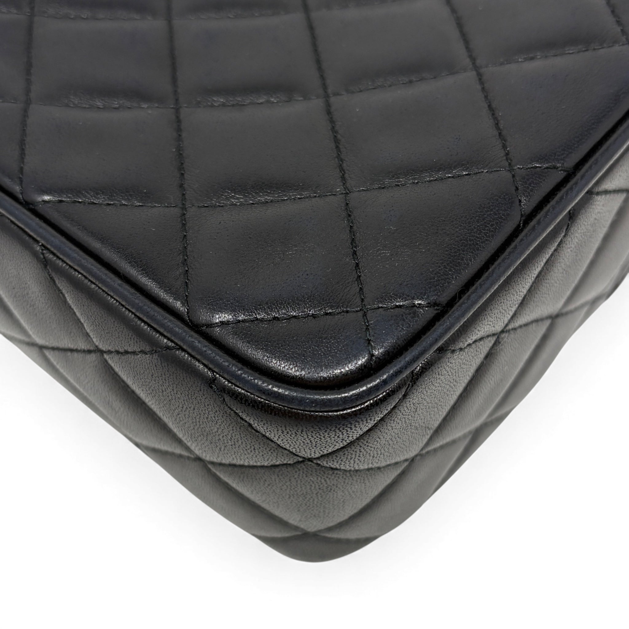 Chanel Black Vintage Tassel Camera Bag