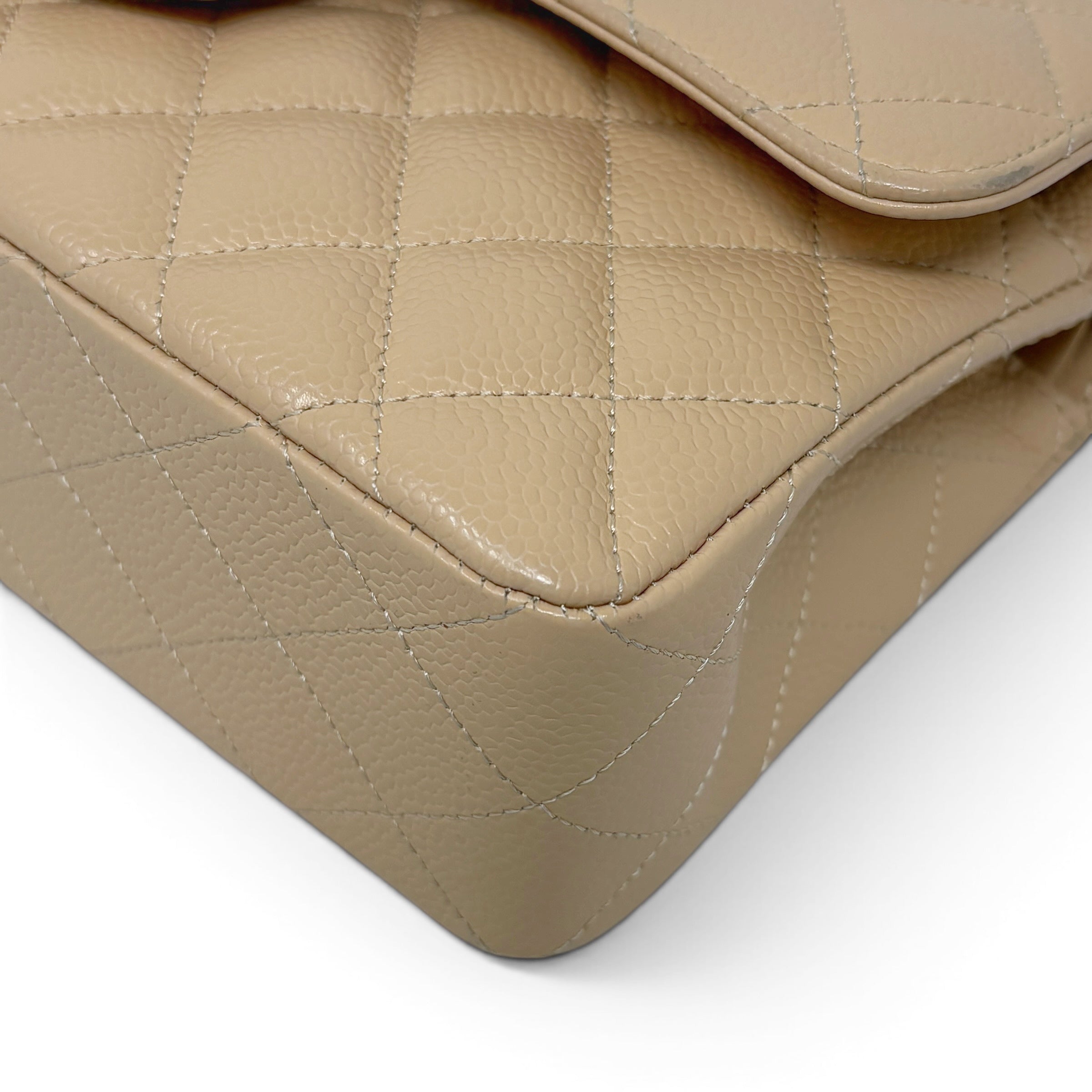 Chanel Beige Small Classic Flap