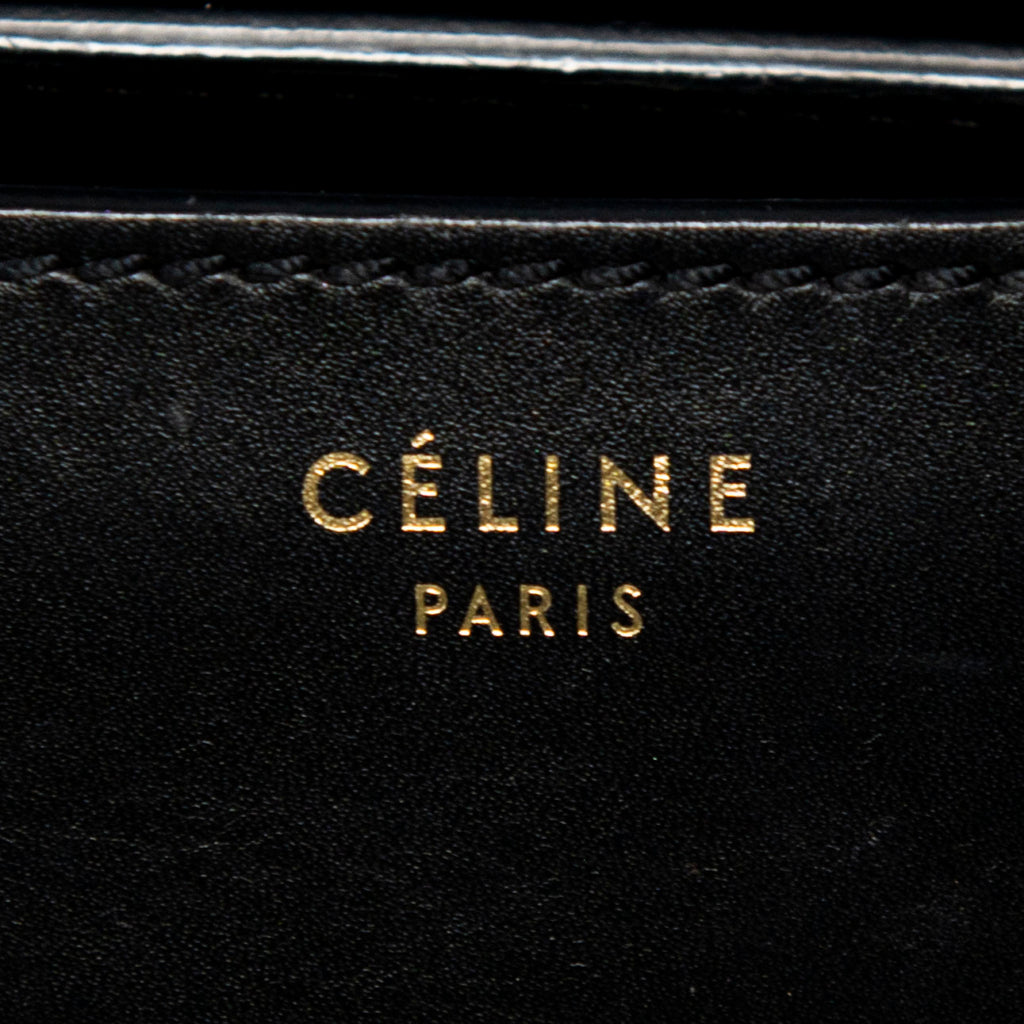 Celine Black Mini Luggage Tote