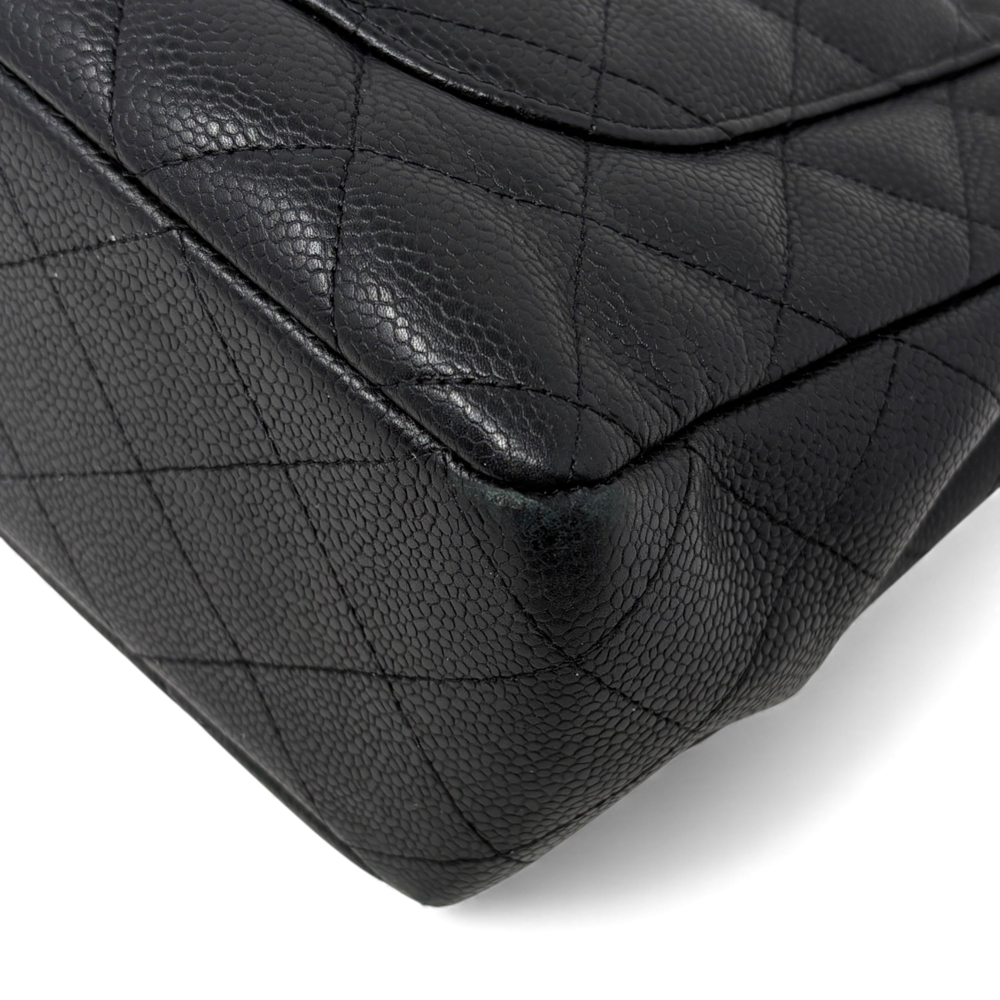 Chanel Black Jumbo Single Flap