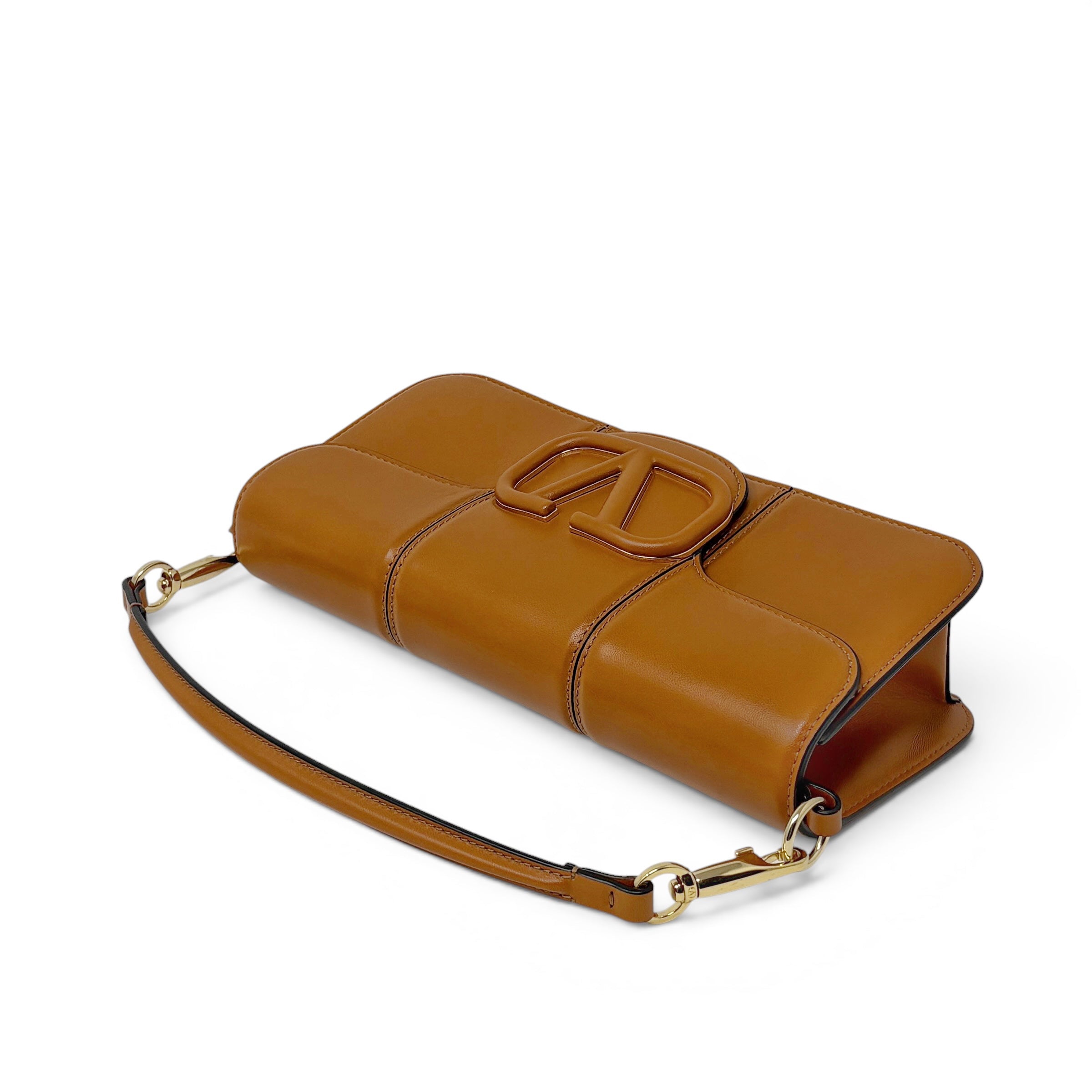 Valentino Brown Vlogo Loco Bag