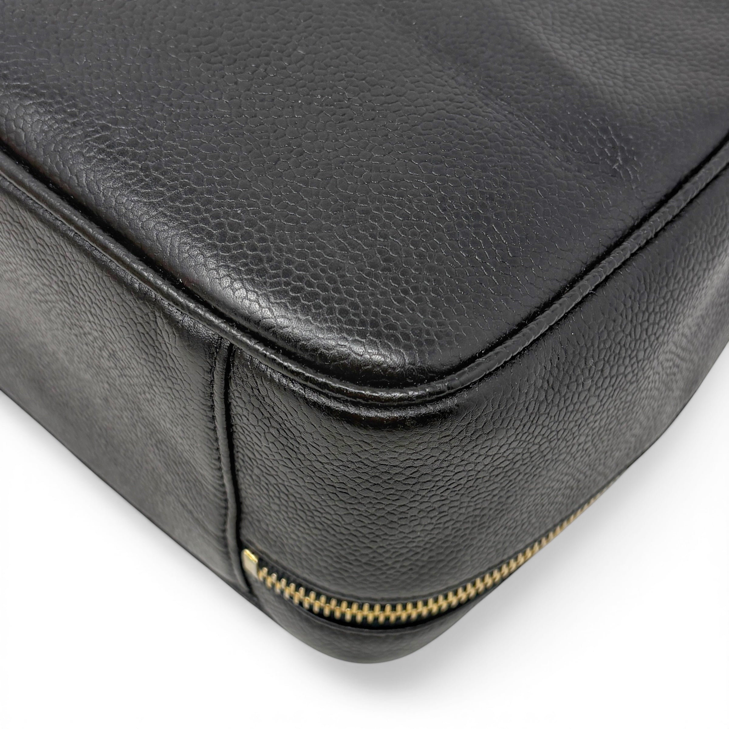 Chanel Vintage Black Lunch Box Vanity
