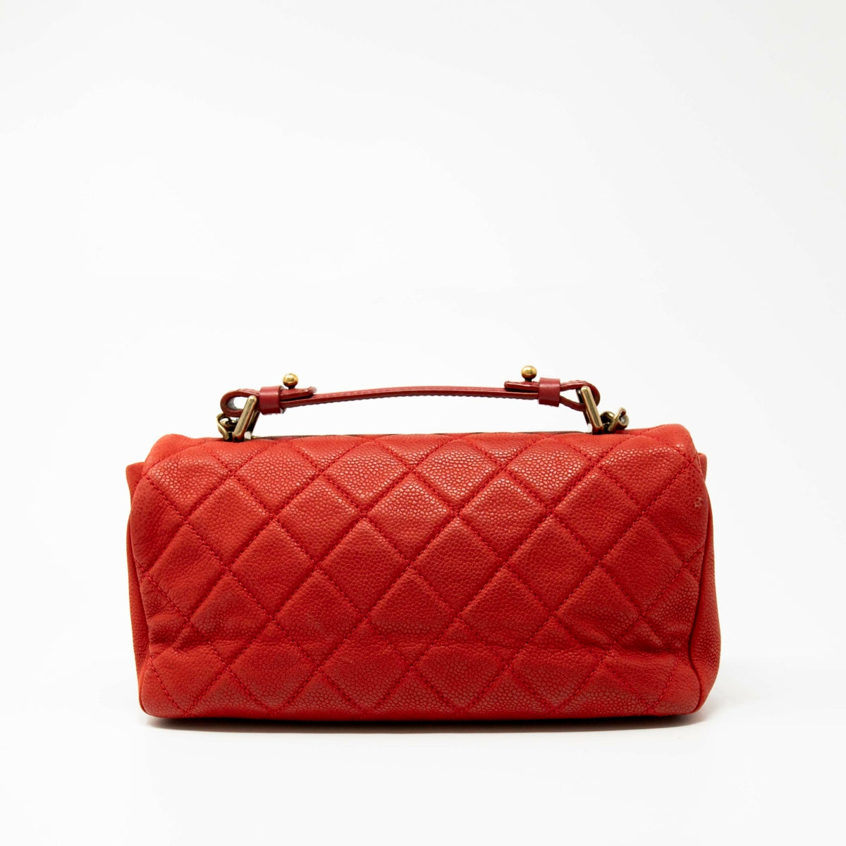 Chanel Red Easy Carry Flap