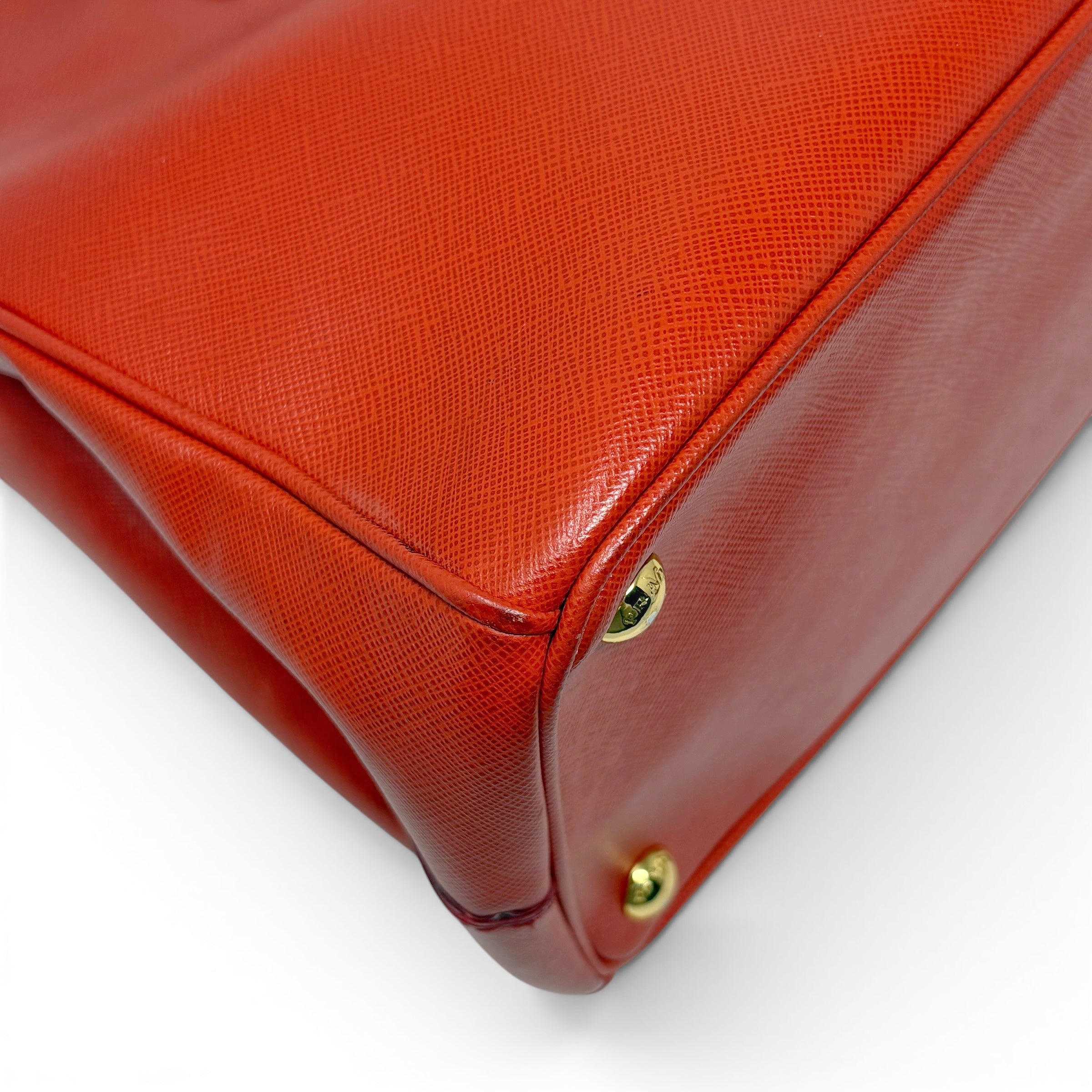 Prada Red Medium Galleria Tote